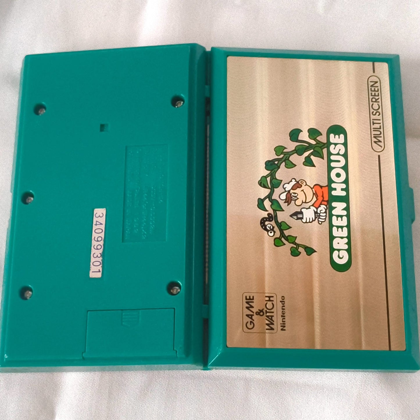 Used Nintendo Game & Watch GREEN HOUSE Multi Screen concole, working-h0518-