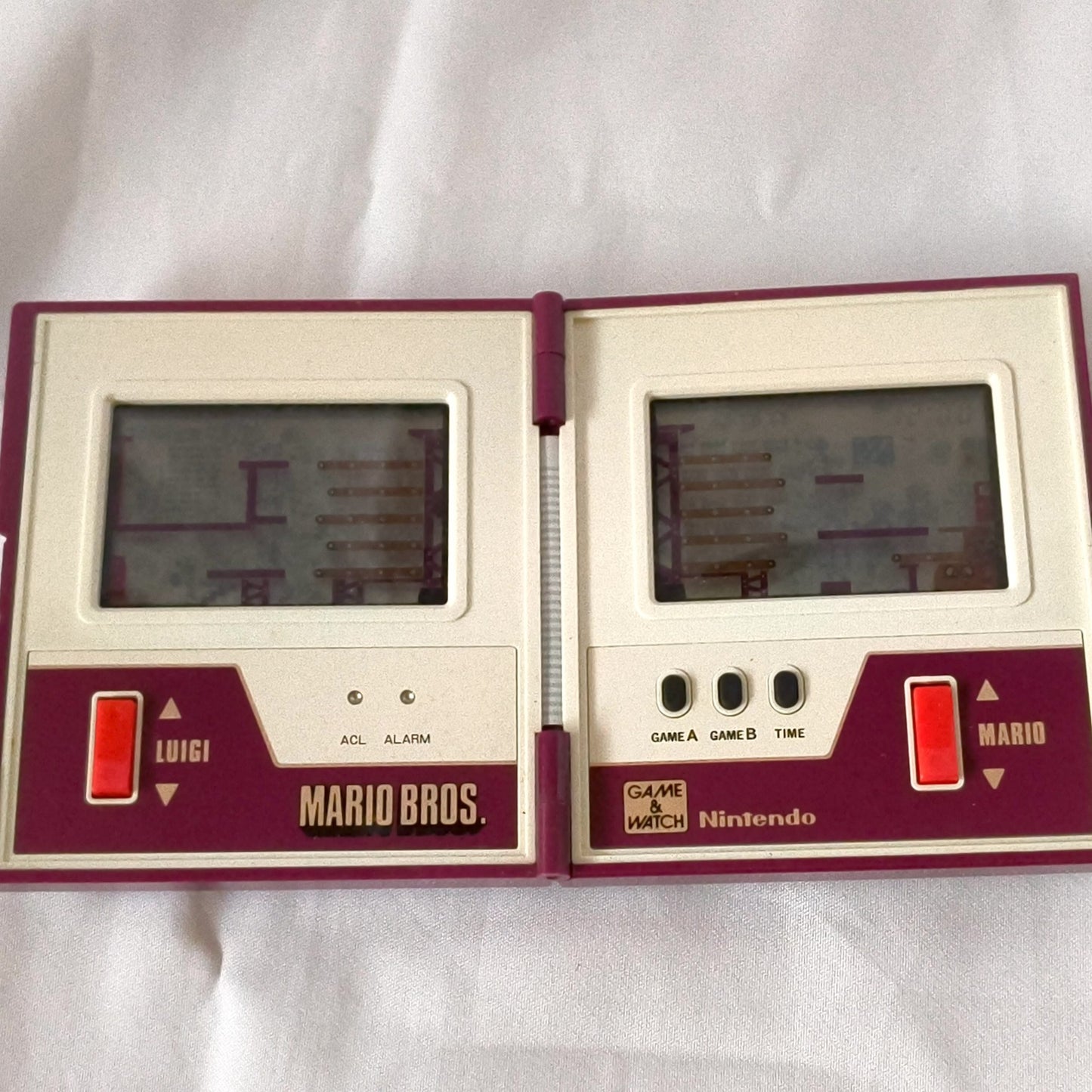 Used Nintendo Game & Watch MARIO BROS. Multi Screen concole, working-h0518-