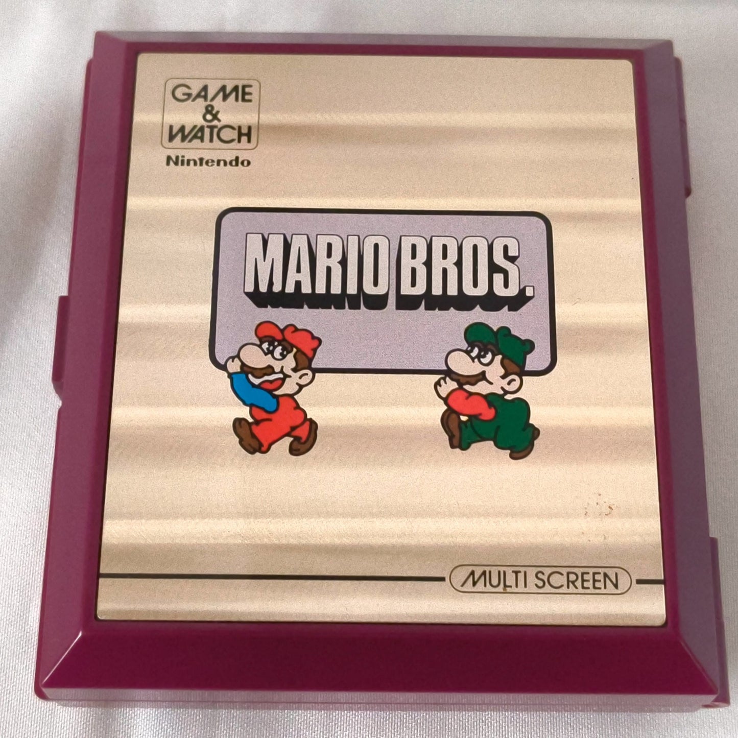Used Nintendo Game & Watch MARIO BROS. Multi Screen concole, working-h0518-