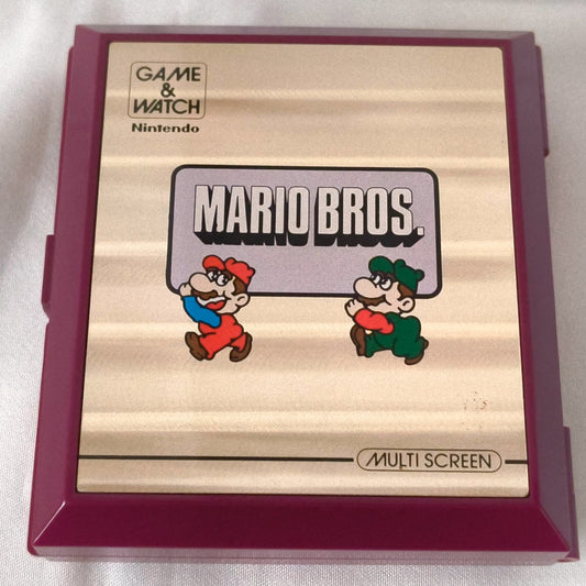 Used Nintendo Game & Watch MARIO BROS. Multi Screen concole, working-h0518-