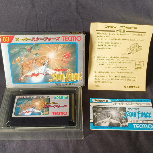 STAR FORCE - Nintendo Famicom FC NES game w/Manual, Box, Working Japan-h0526-
