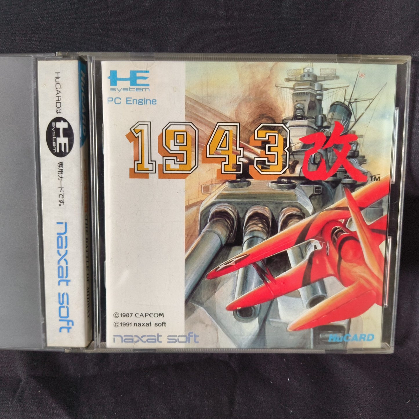 1943 KAI THE BATTLE OF MIDWAY NEC PC Engine TurboGrafx-16 game, Working-h0602-