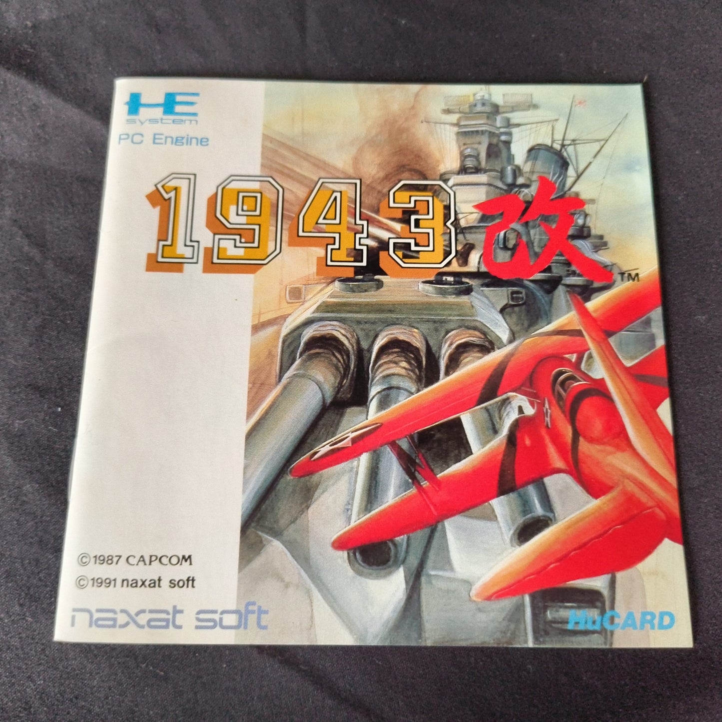 1943 KAI THE BATTLE OF MIDWAY NEC PC Engine TurboGrafx-16 game, Working-h0602-