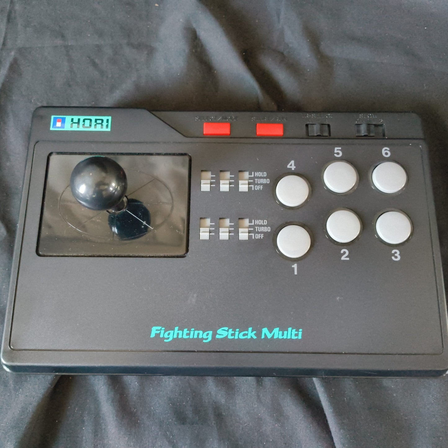 Hori Arcade Fighting Stick Multi for SNES, PC Engine, Megadrive, Working-h0604-