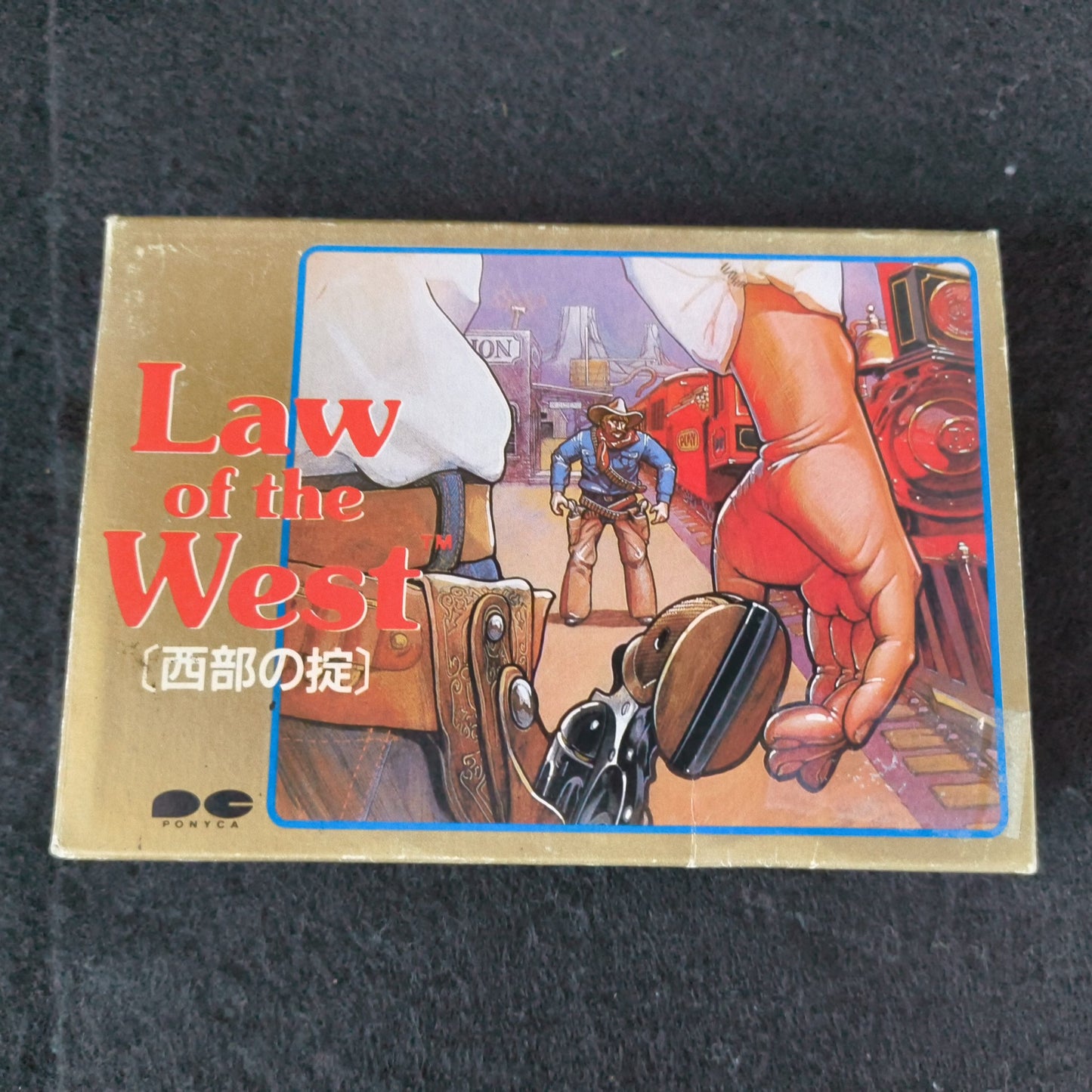 Law of the West Famicom NES Cartridge w/manual, box, Japan, Working-h0605-