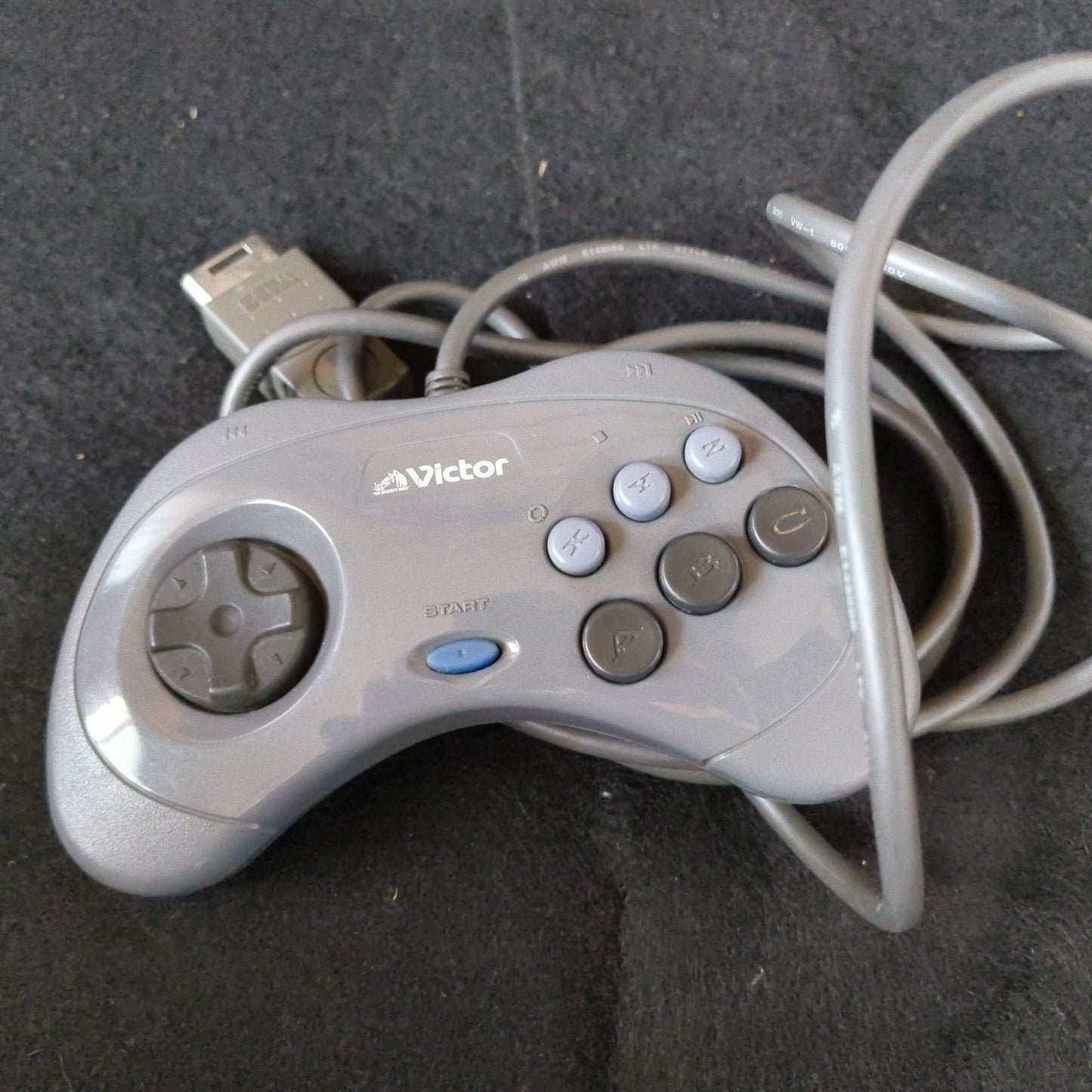 Used, VICTOR V SATURN Console RG-JX1,w/Pad, Power Cable set, Working Japan-h0605