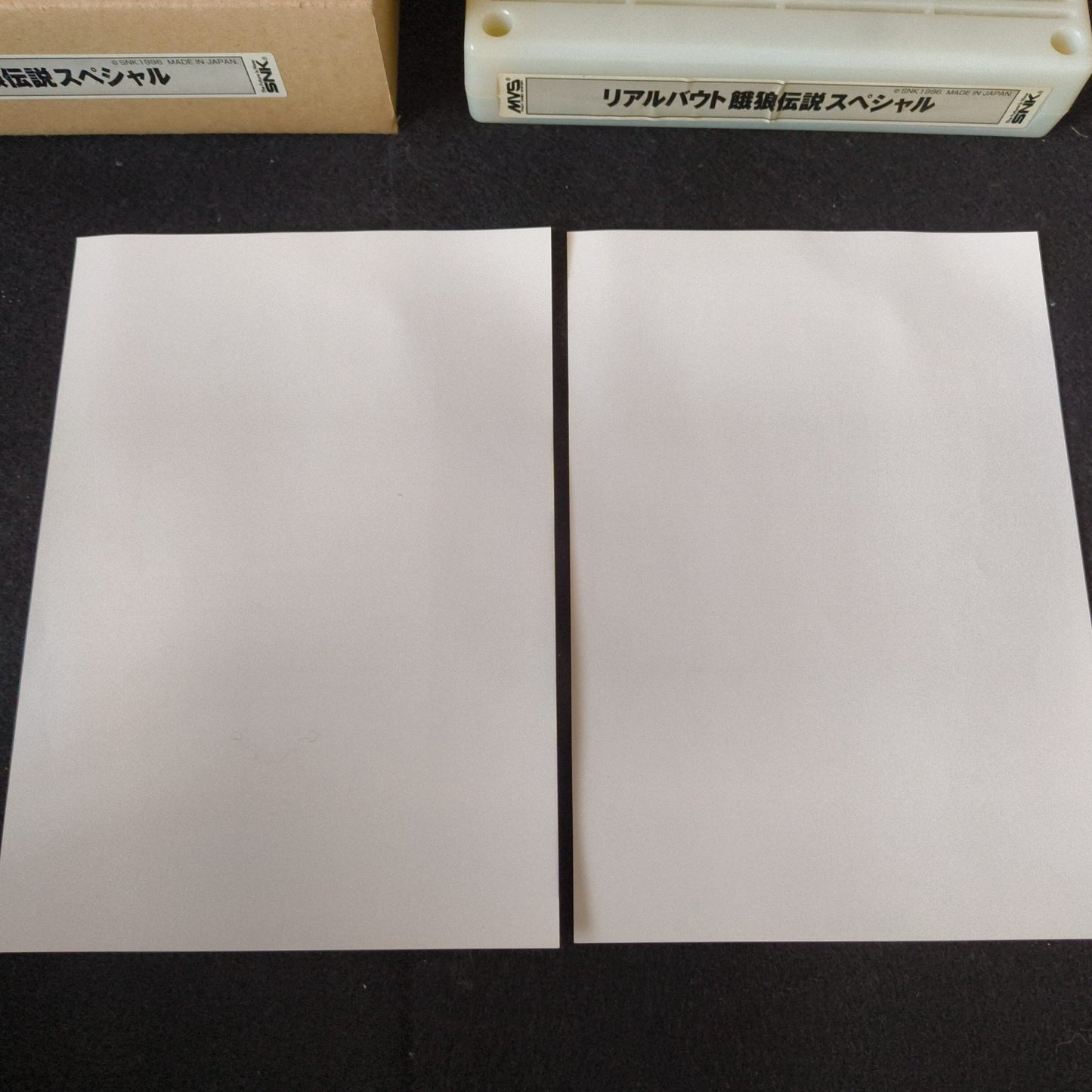 REAL BOUT Fatal Fury Special RBS NEOGEO MVS Cartridge,Instruction card set-h0605