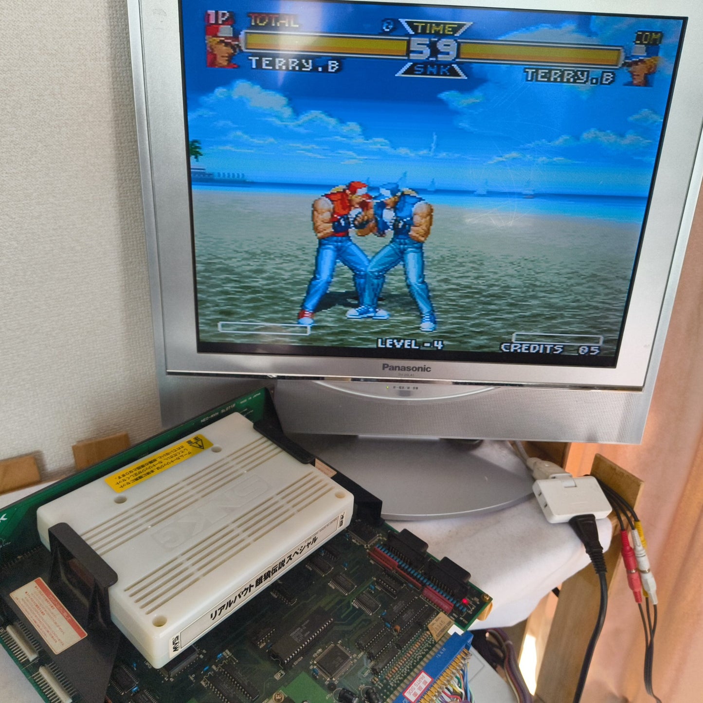 REAL BOUT Fatal Fury Special RBS NEOGEO MVS Cartridge,Instruction card set-h0605