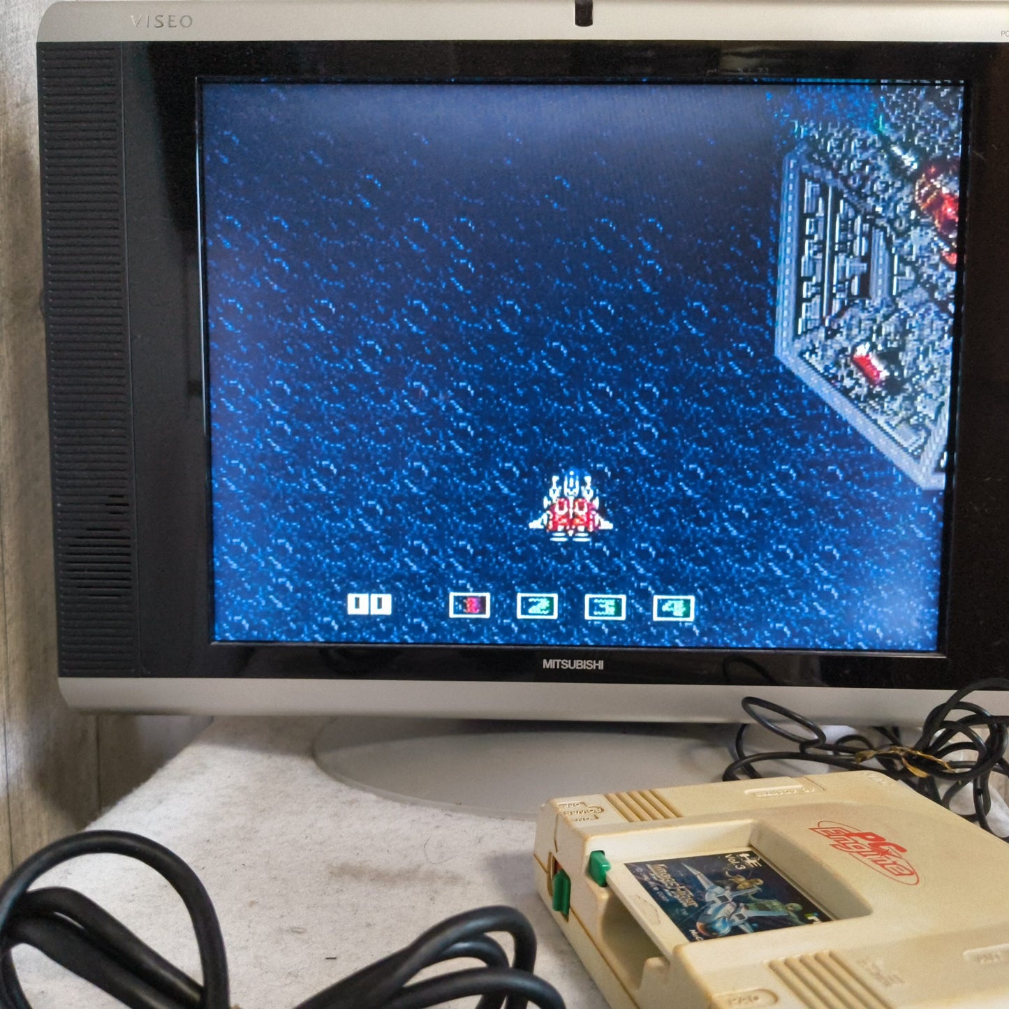 Image Fight NEC PC Engine TurboGrafx-16 PCE game, Working Japan-g0610-