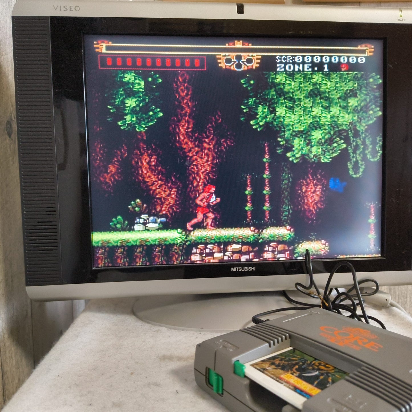 Makyou Densetsu the Legendary Axe PC Engine TurboGrafx-16 Hu-card only -h0610-
