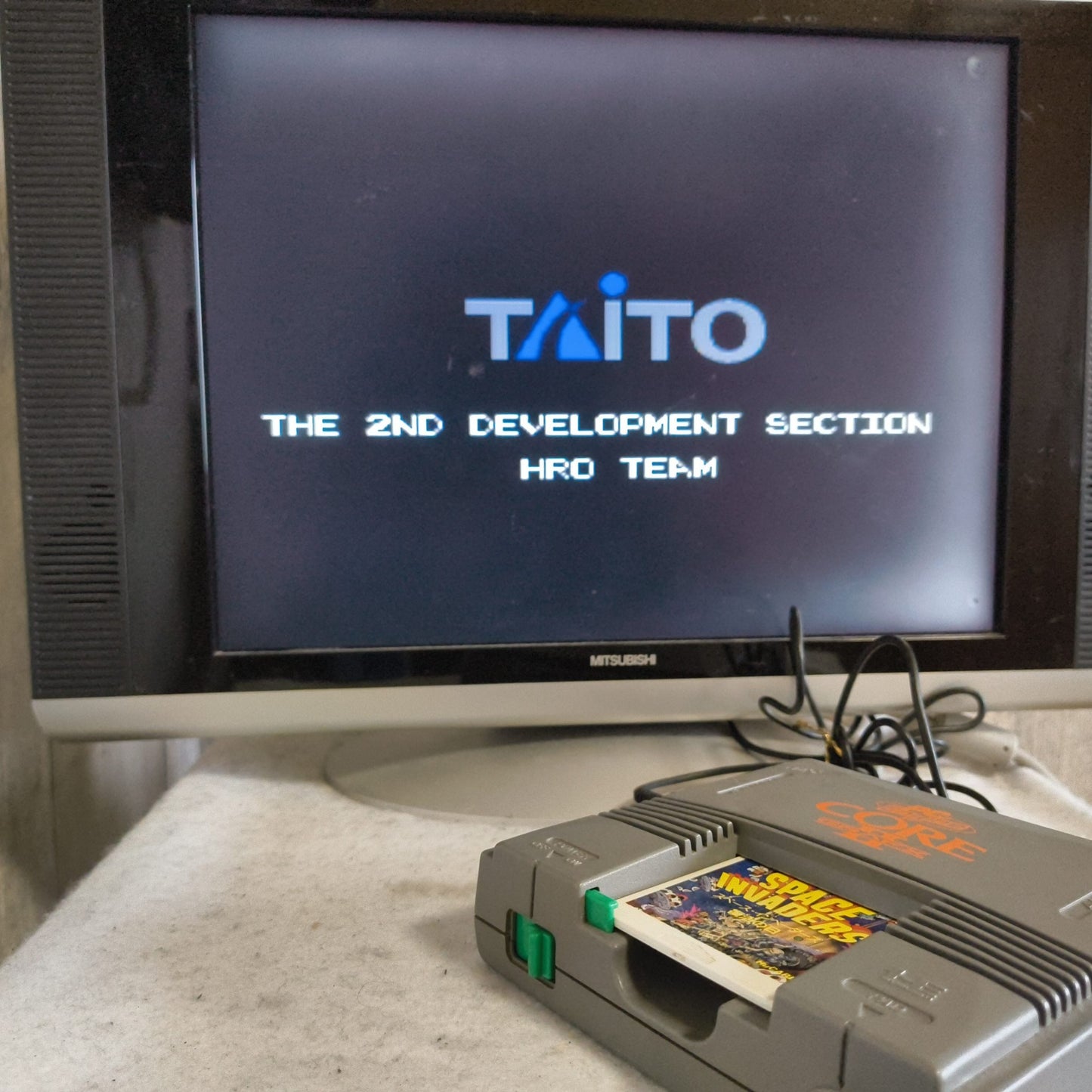 Space Invader NEC PC Engine TurboGrafx-16 PCE game, Hu-card only, Working-h0610-