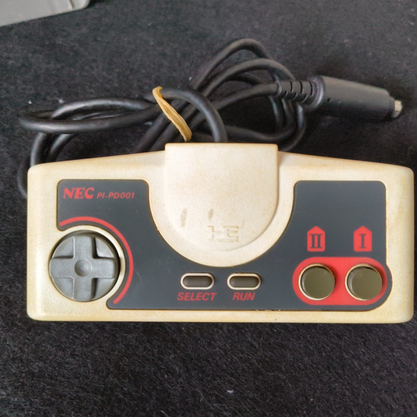 NEC PC Engine white Console (TurboGrafx-16), pad, PSU, Game set, Working-h0610-