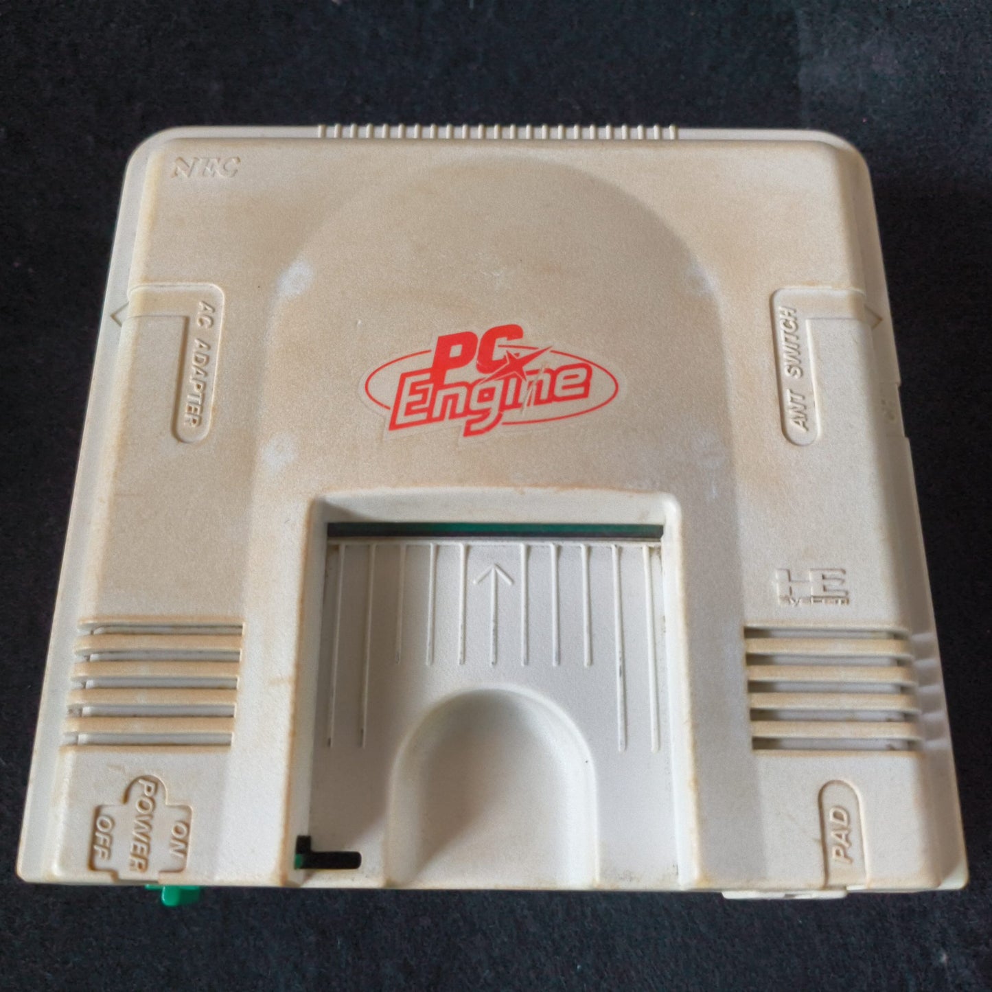 NEC PC Engine white Console (TurboGrafx-16), pad, PSU, Game set, Working-h0610-