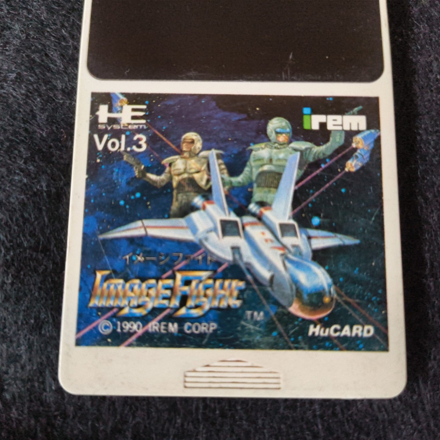 Image Fight NEC PC Engine TurboGrafx-16 PCE game, Working Japan-g0610-