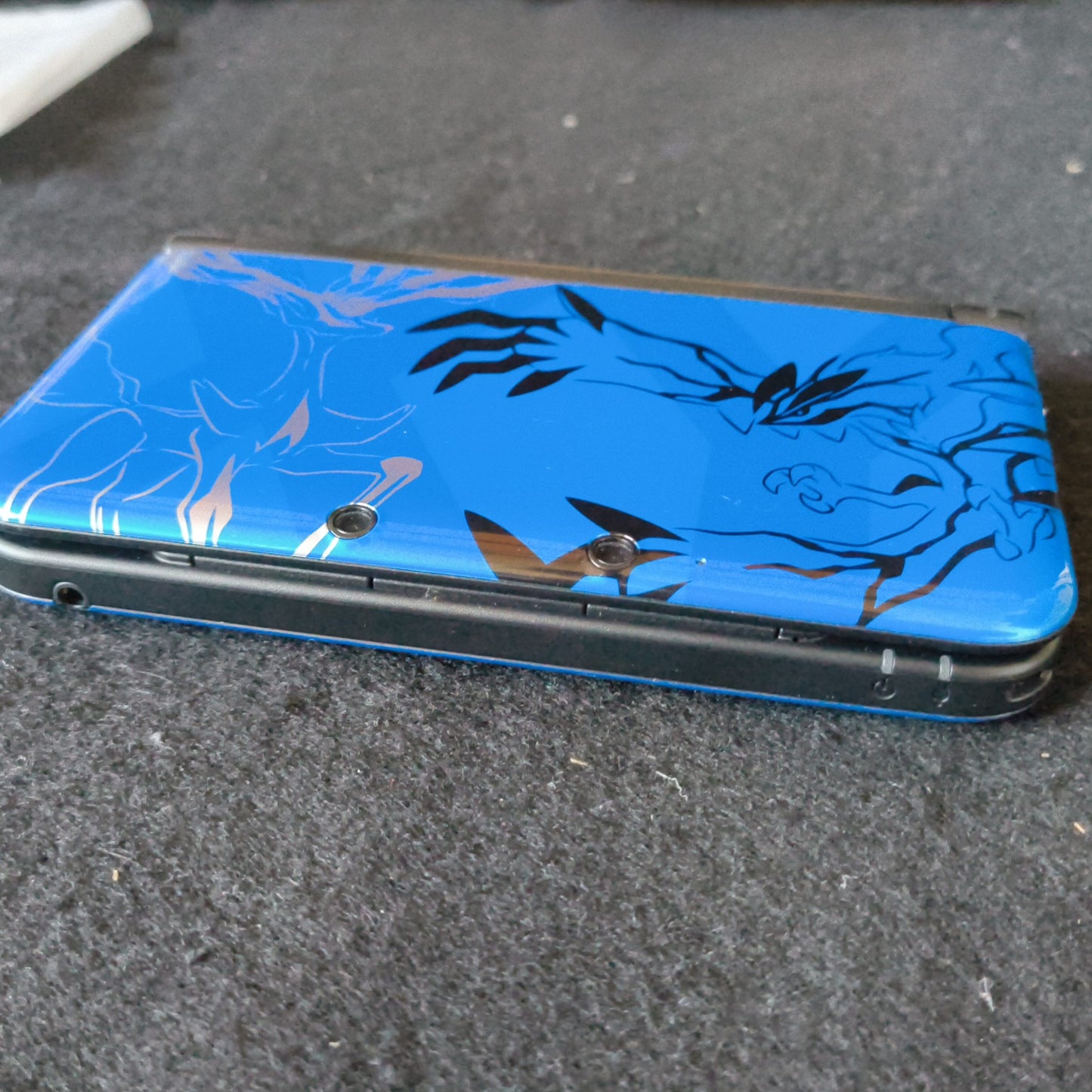 Nintendo 3DS LL Pokemon X & Y Edition Xerneas Yveltal Blue Console w/Box -h0617-