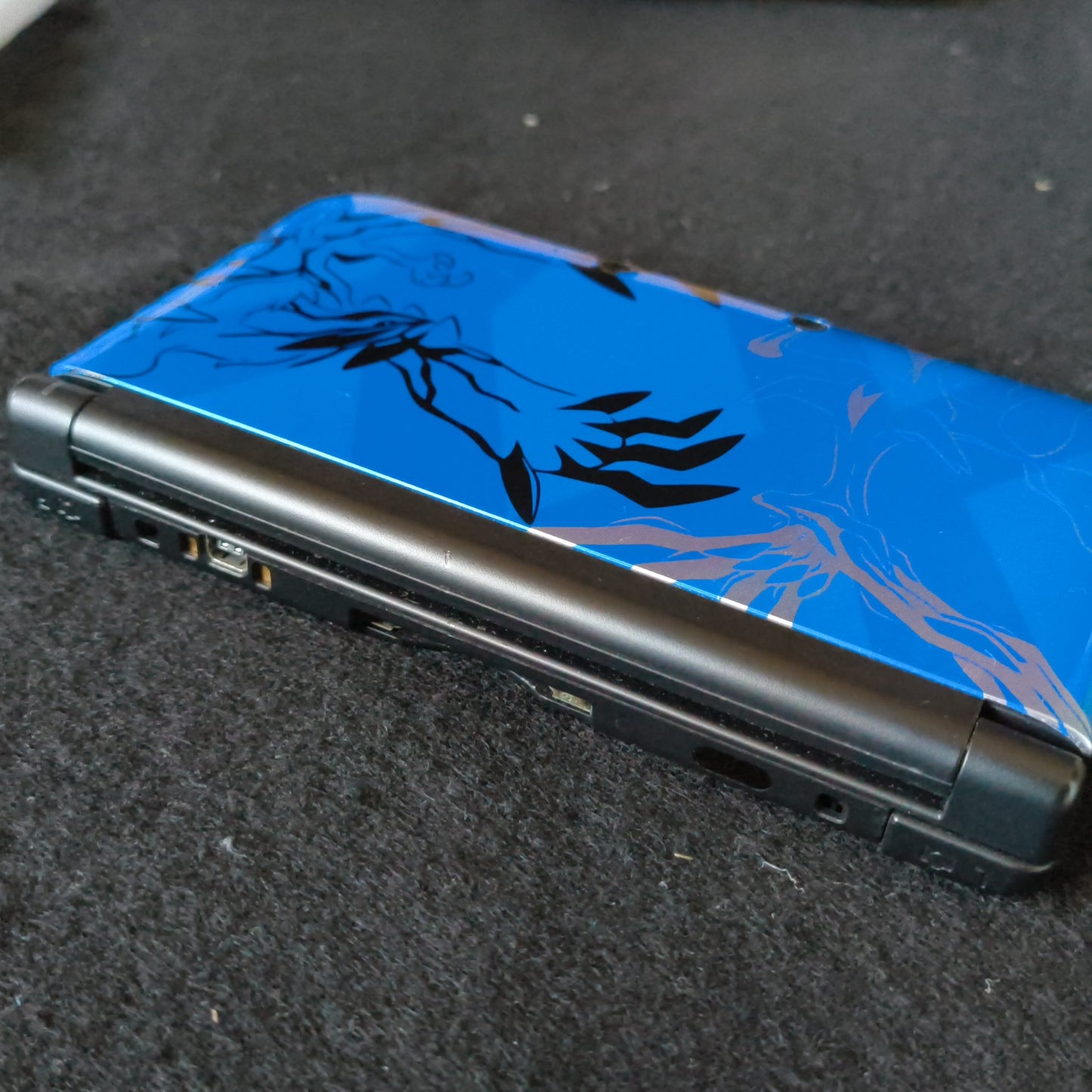 Nintendo 3DS LL Pokemon X & Y Edition Xerneas Yveltal Blue Console w/Box -h0617-
