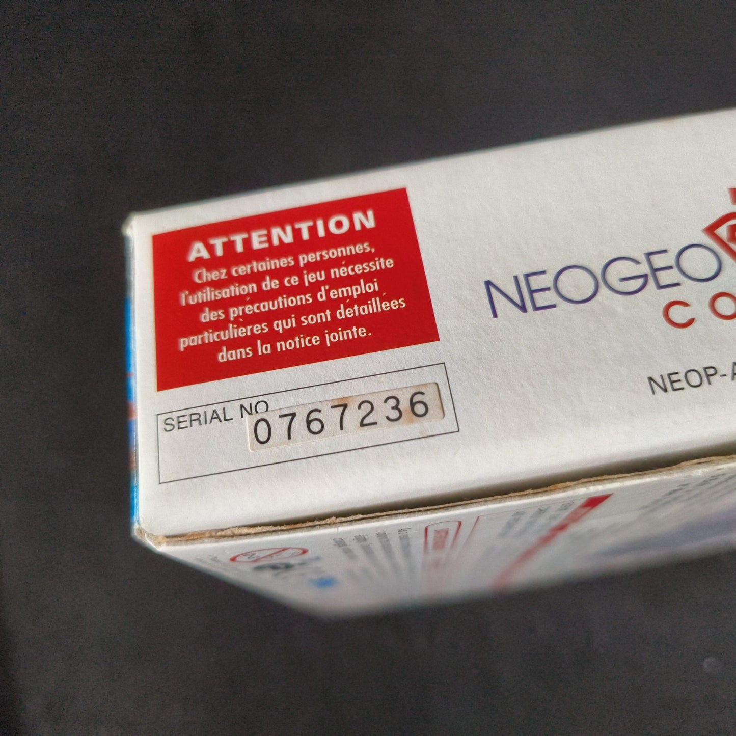 JUNK, For Parts, SNK NEOGEO POCKET Color Camouflage Blue Console W/Box-h0621-