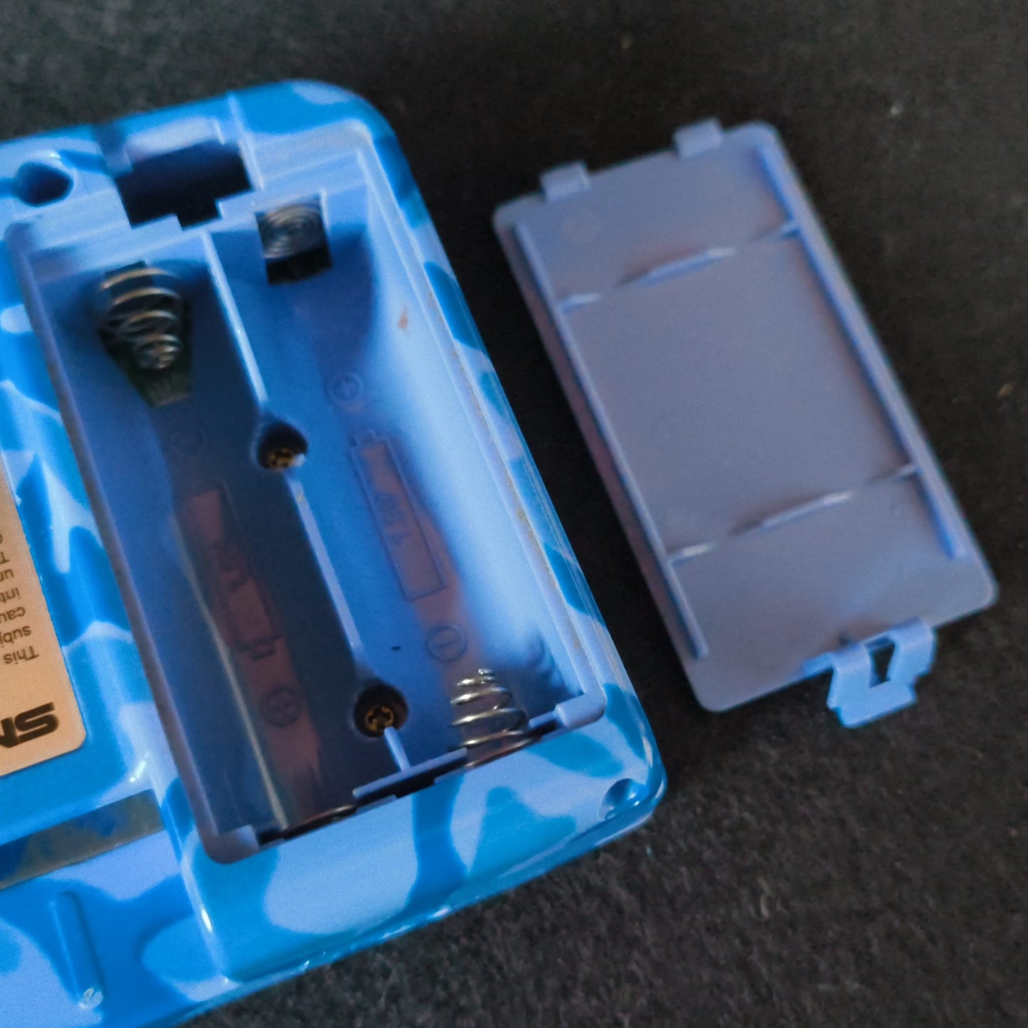 JUNK, For Parts, SNK NEOGEO POCKET Color Camouflage Blue Console W/Box-h0621-