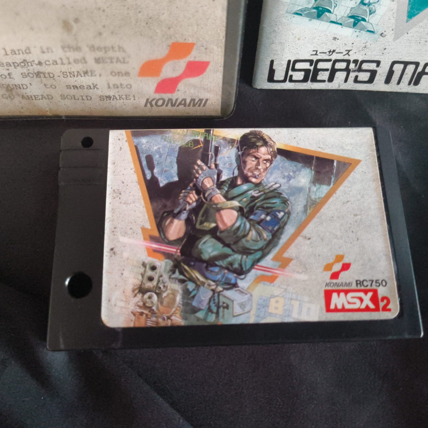 Metal Gear MSX/MSX2 Game Cartridge, Manual and Boxed set, Working Japan-h0702-