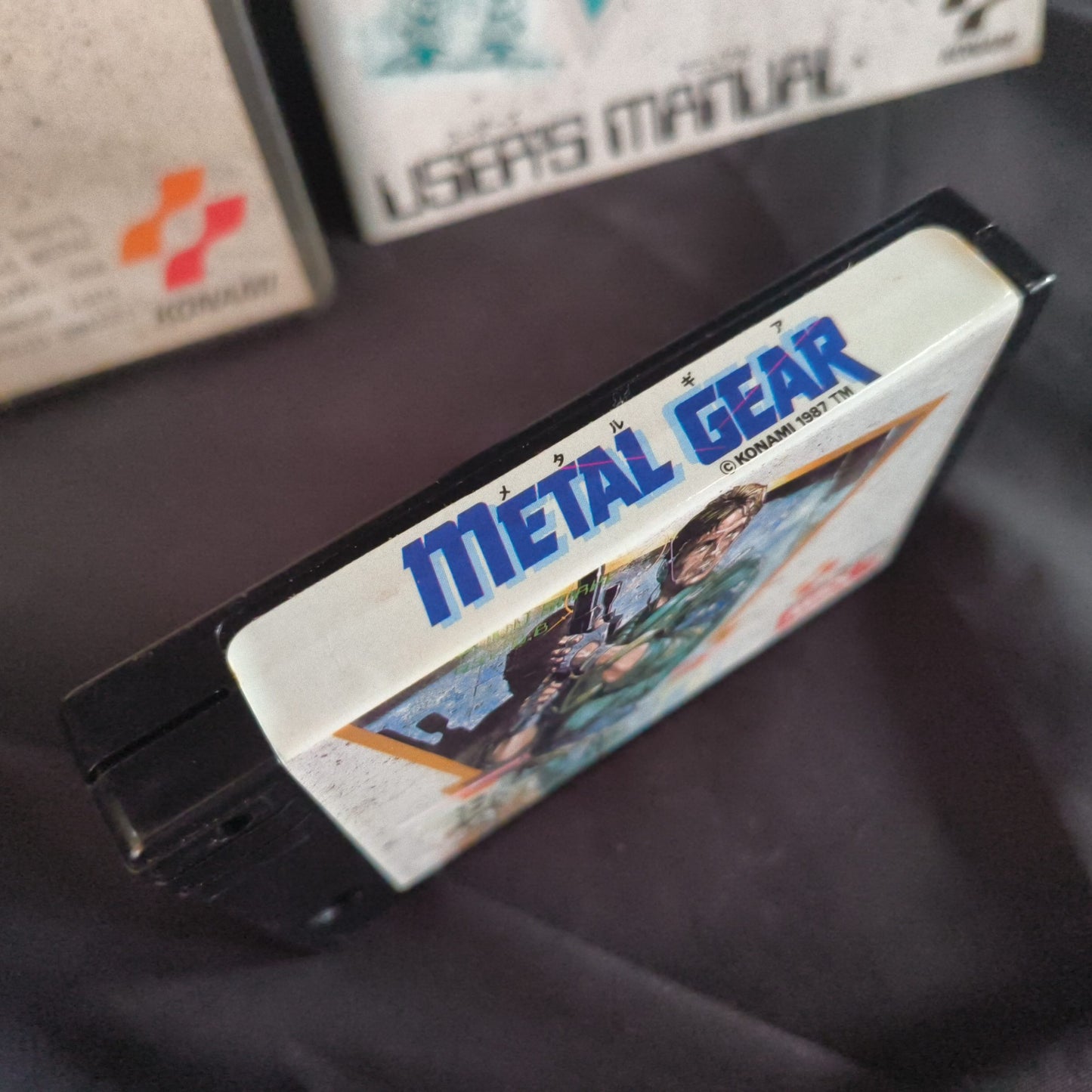 Metal Gear MSX/MSX2 Game Cartridge, Manual and Boxed set, Working Japan-h0702-