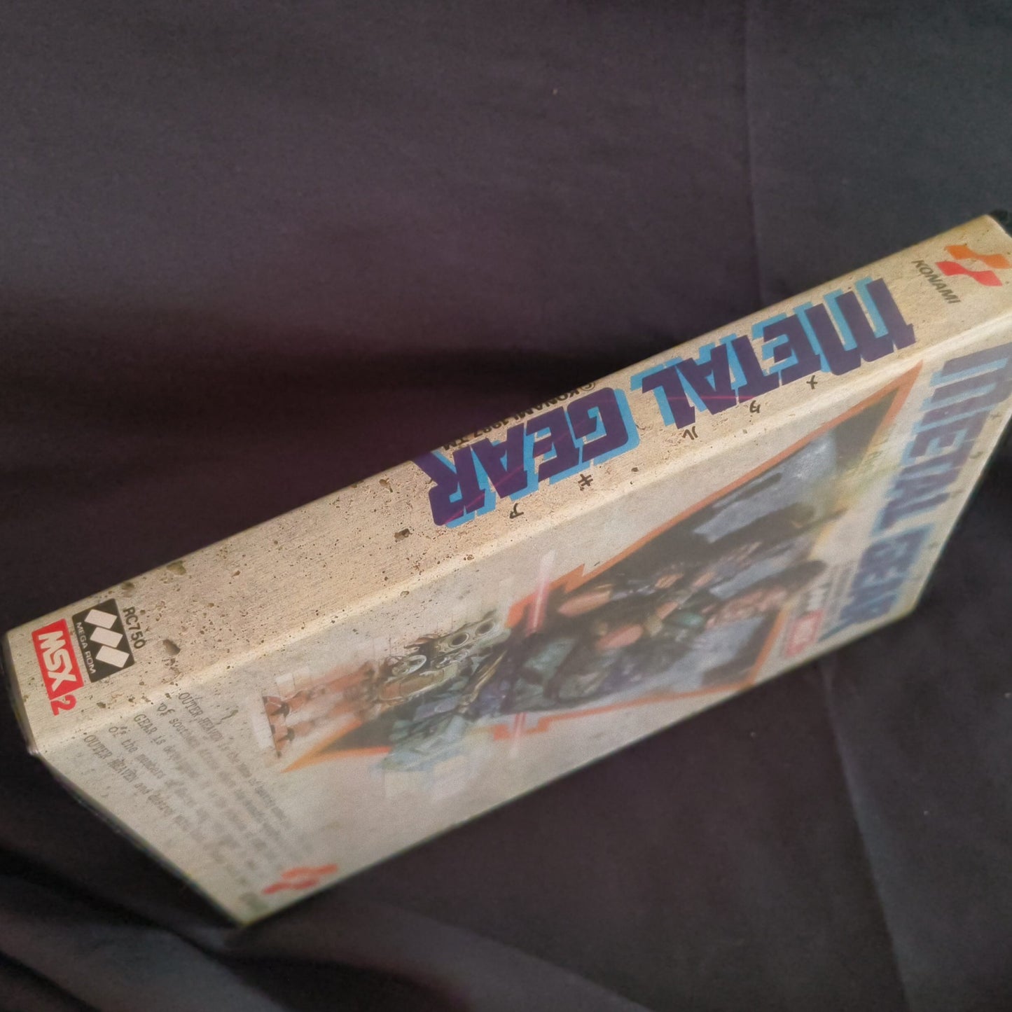 Metal Gear MSX/MSX2 Game Cartridge, Manual and Boxed set, Working Japan-h0702-