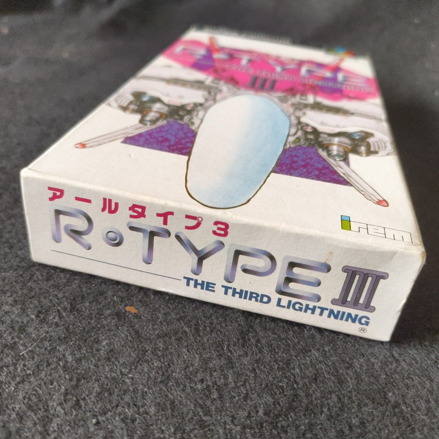 R-TYPE3 The Third Lightning Super Famicom SFC Cartridge,Manual,Boxed set-h0702-1