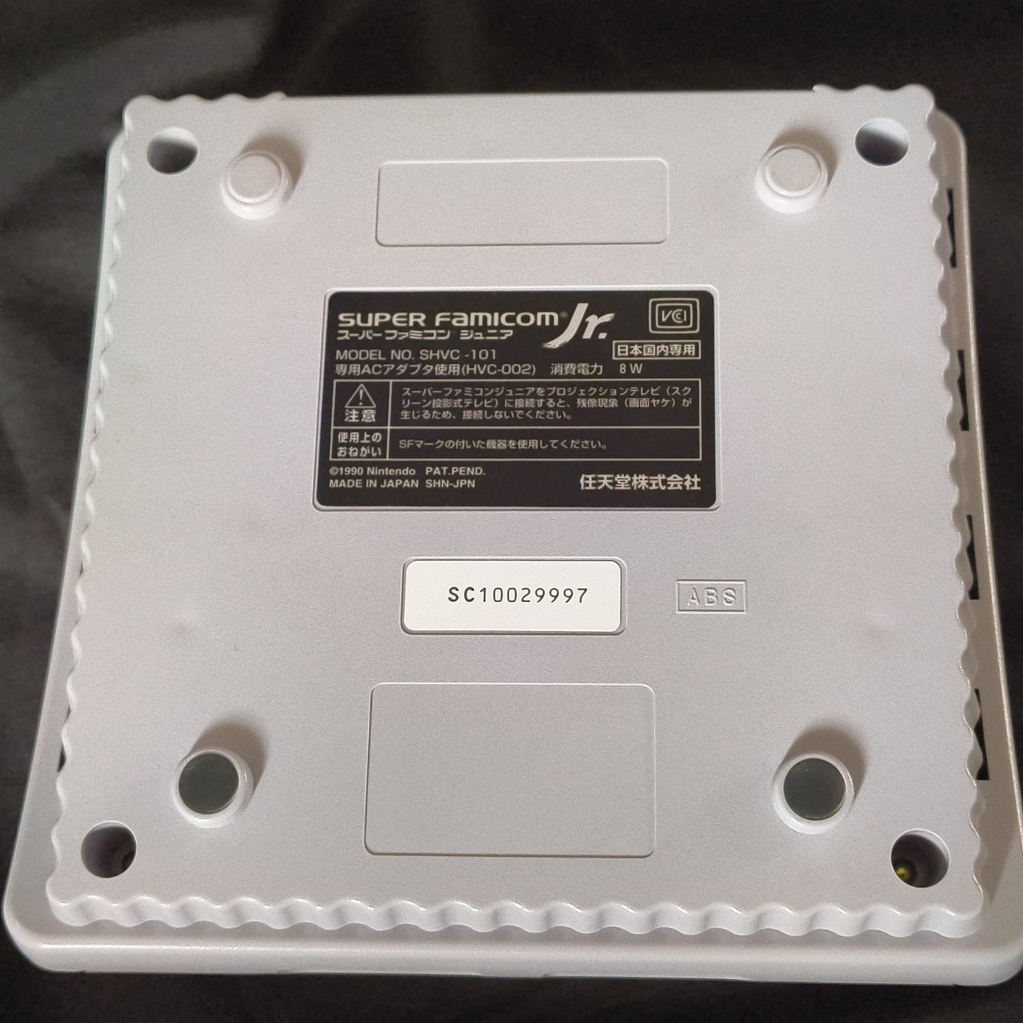 Nintendo Super Famicom Jr. (SNES) Console, Pad, AV cable, W/Boxed /Working-h0710