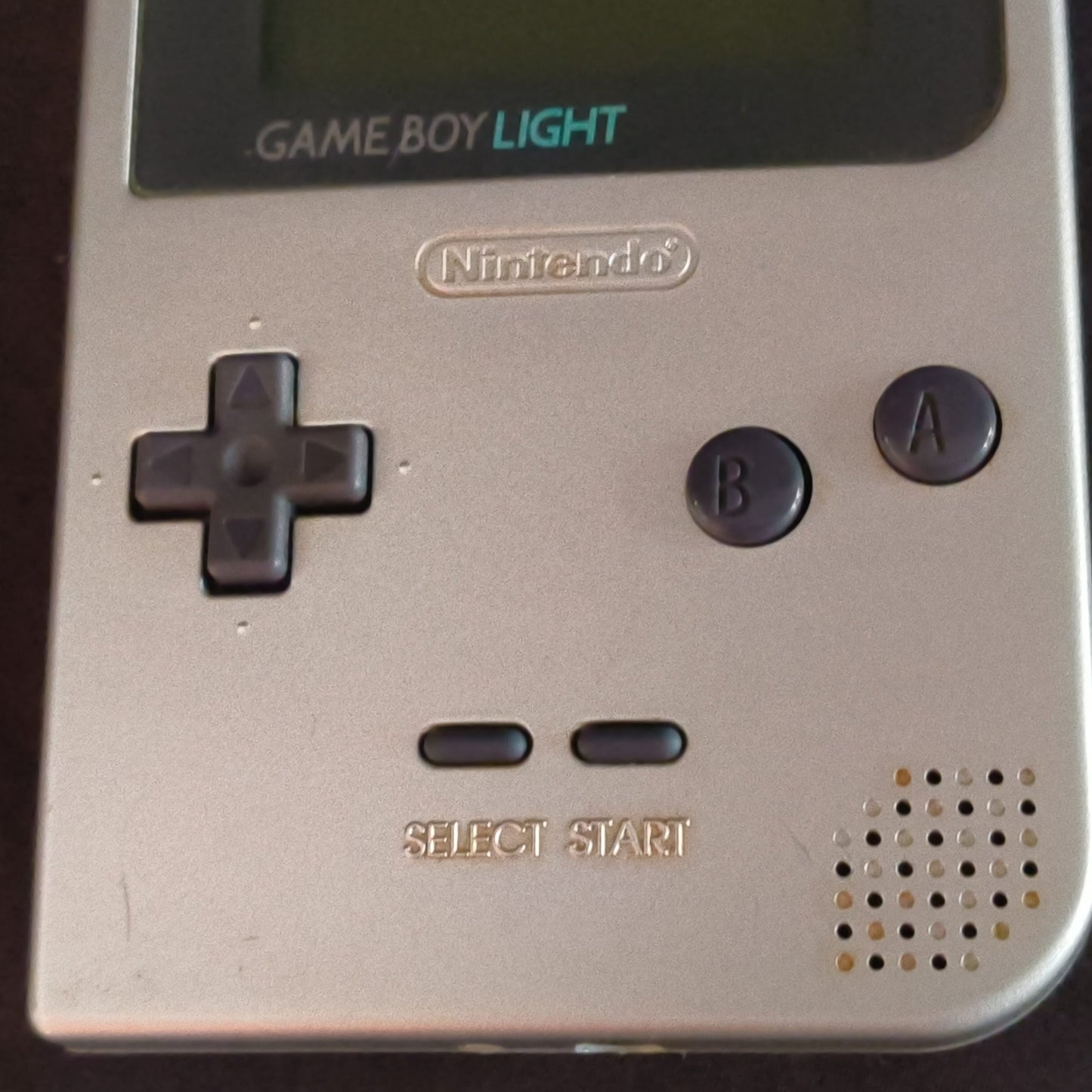 Game Boy Light Silver Console - No Sound from Speaker / Working HGB-101-h0710-