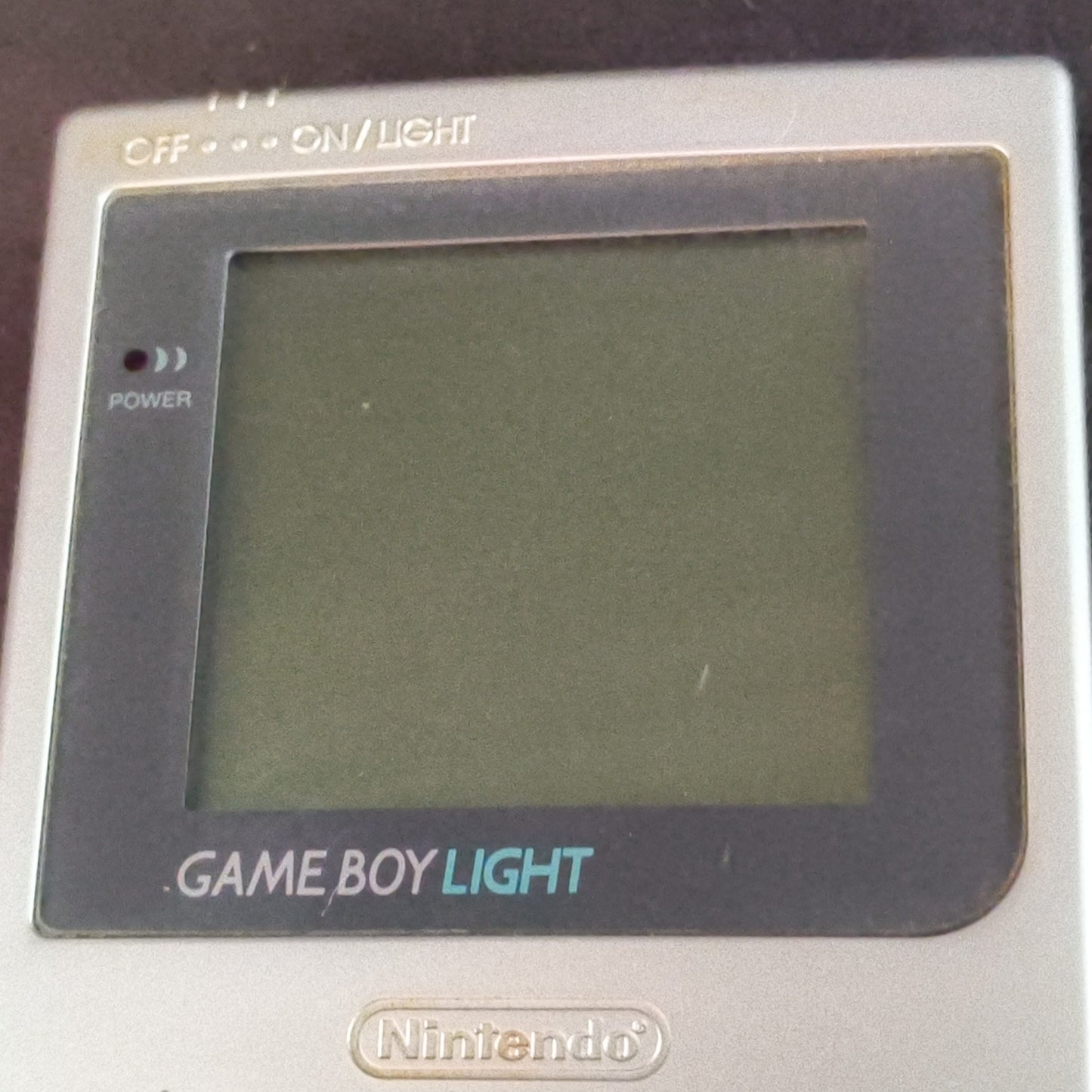 Game Boy Light Silver Console - No Sound from Speaker / Working HGB-101-h0710-