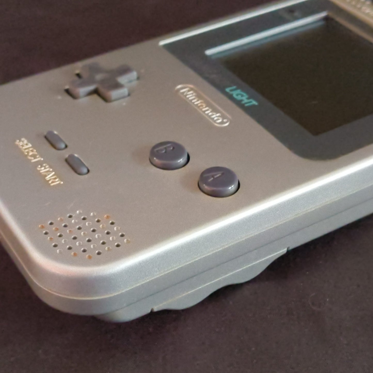 Game Boy Light Silver Console - No Sound from Speaker / Working HGB-101-h0710-