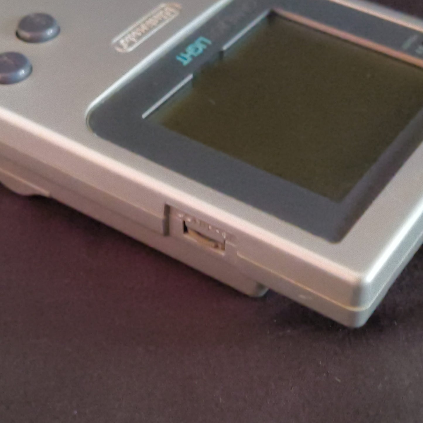 Game Boy Light Silver Console - No Sound from Speaker / Working HGB-101-h0710-