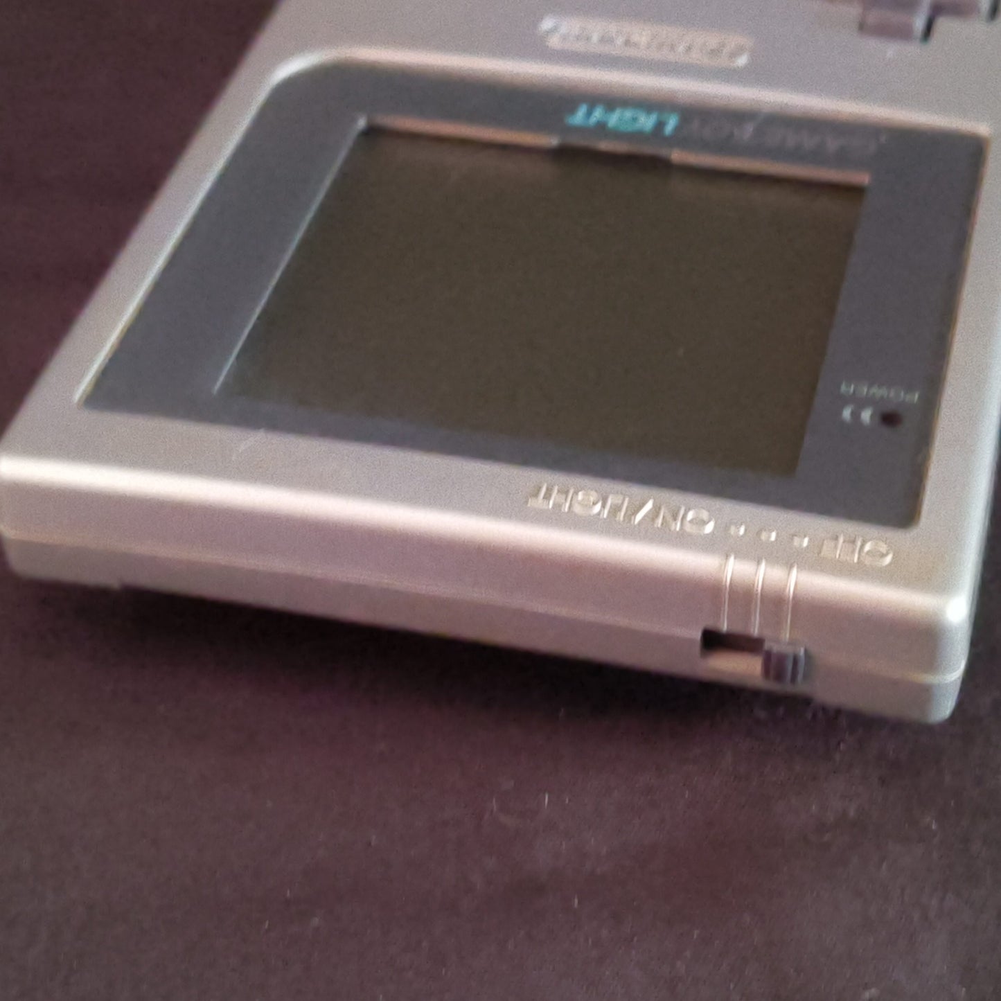 Game Boy Light Silver Console - No Sound from Speaker / Working HGB-101-h0710-
