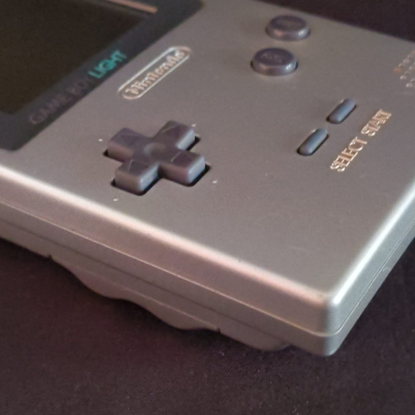 Game Boy Light Silver Console - No Sound from Speaker / Working HGB-101-h0710-