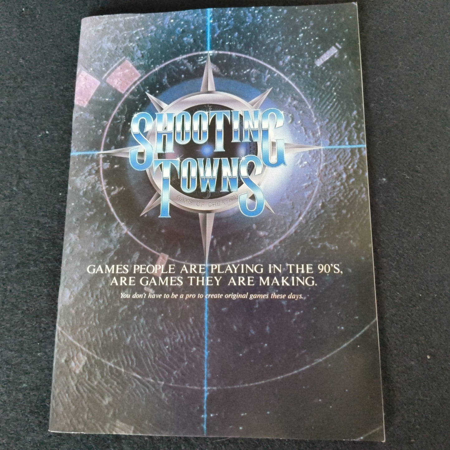 Shooting TOWNS for FM TOWNS shooter Program Game Boxed set Japan, working-h0711-