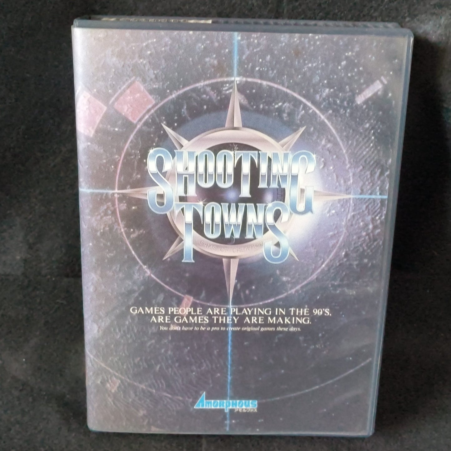 Shooting TOWNS for FM TOWNS shooter Program Game Boxed set Japan, working-h0711-