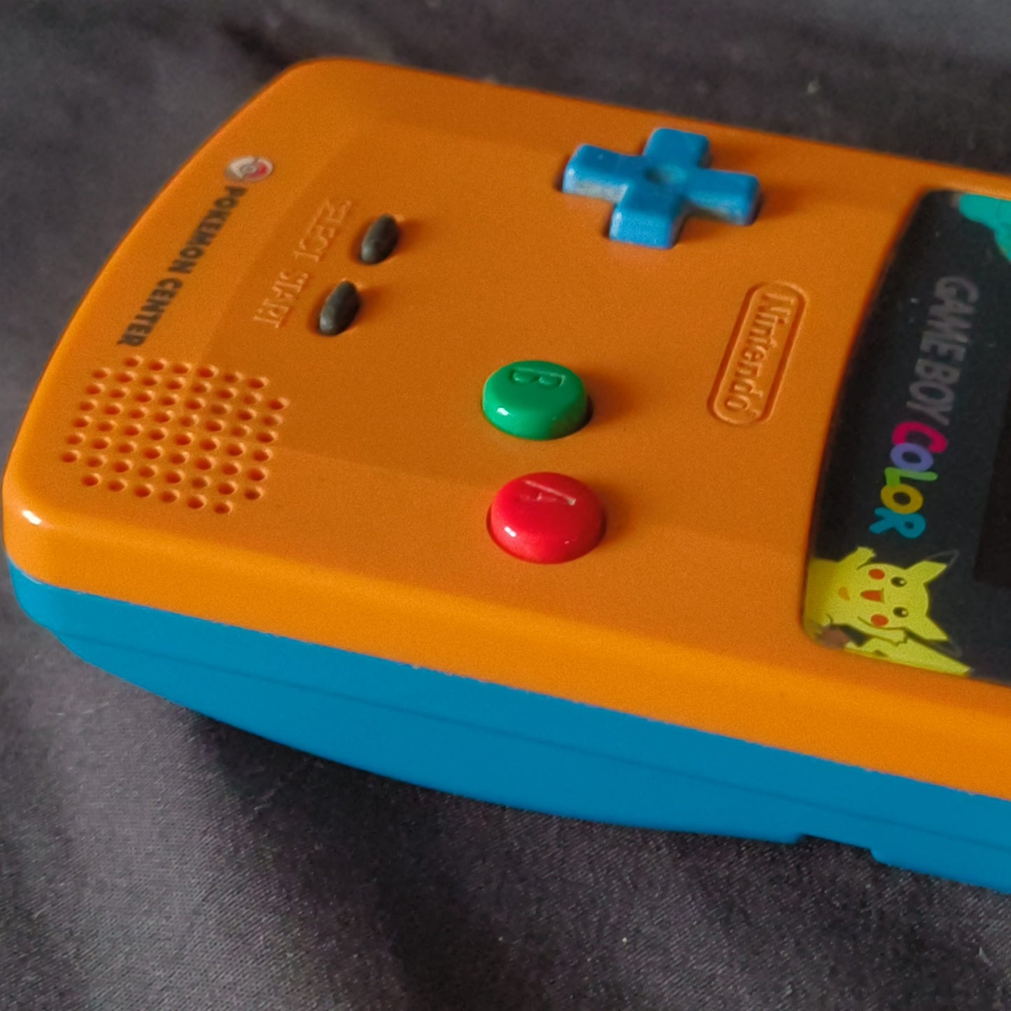 Nintendo Gameboy Color Pokemon Limited edition Orange color console -h0717-