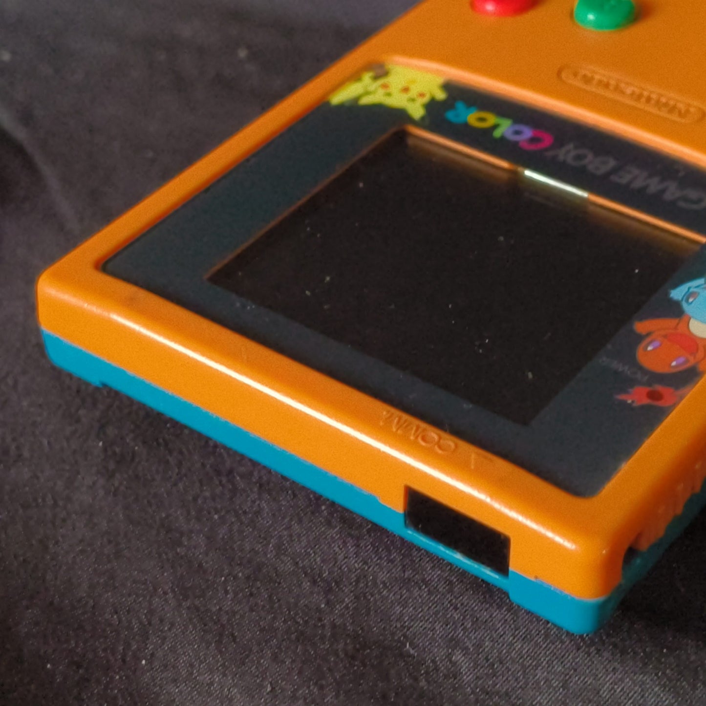 Nintendo Gameboy Color Pokemon Limited edition Orange color console -h0717-