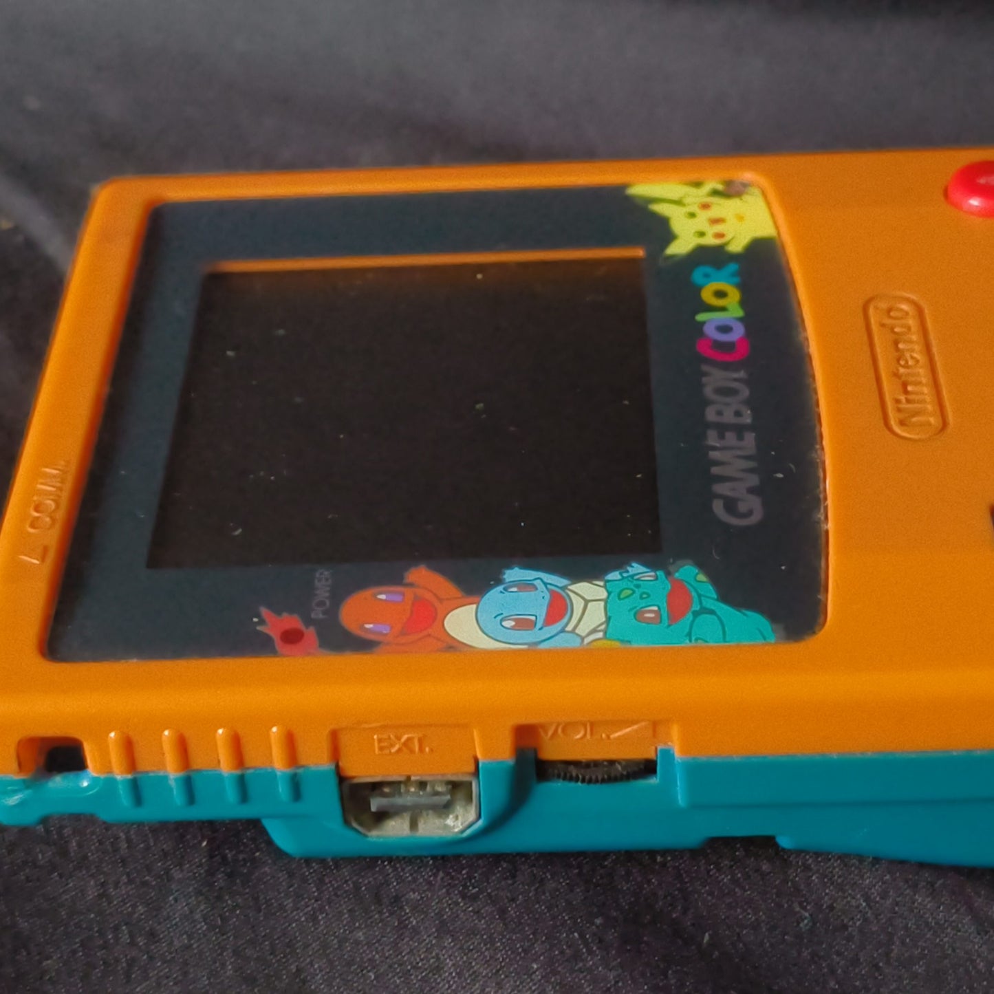 Nintendo Gameboy Color Pokemon Limited edition Orange color console -h0717-