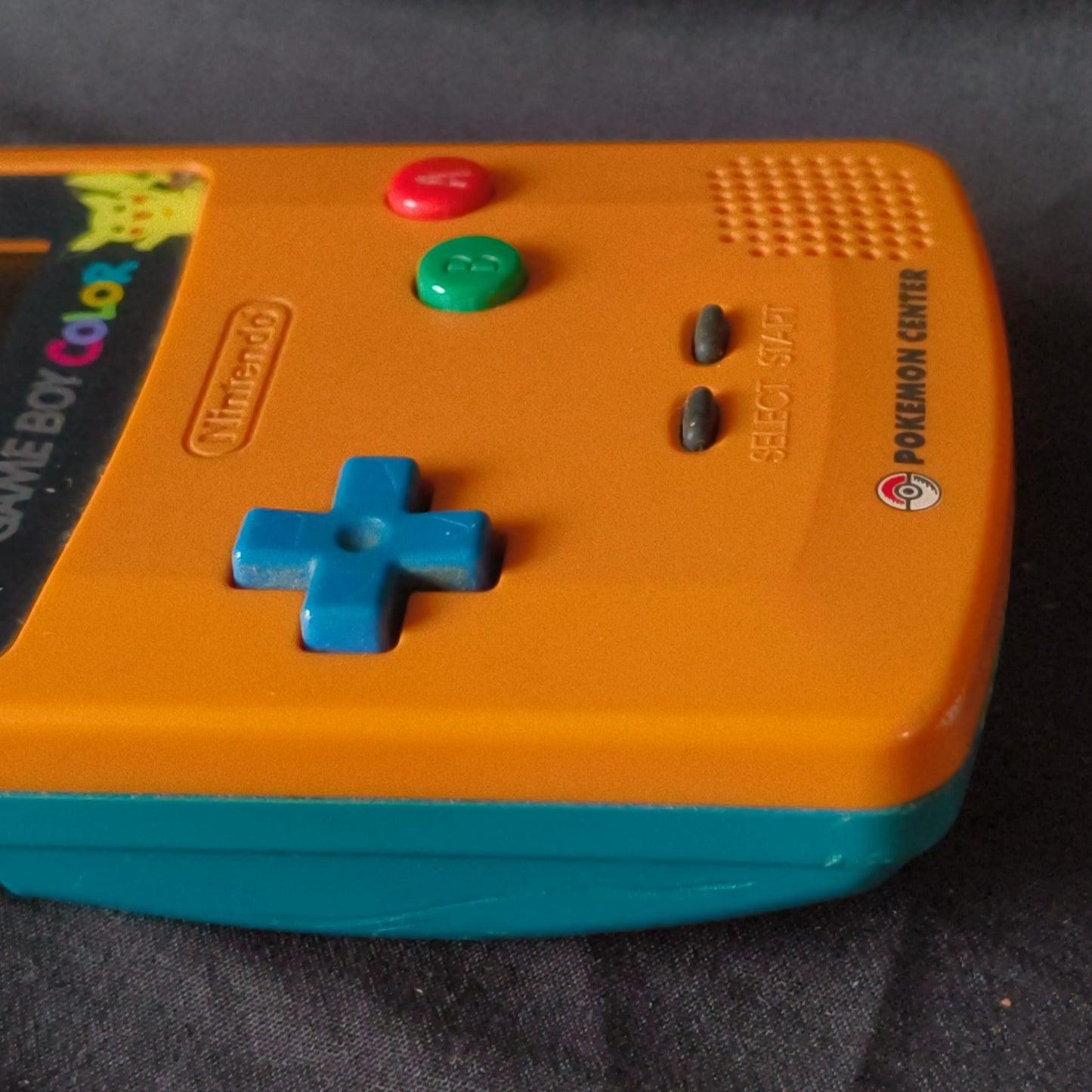 Nintendo Gameboy Color Pokemon Limited edition Orange color console -h0717-