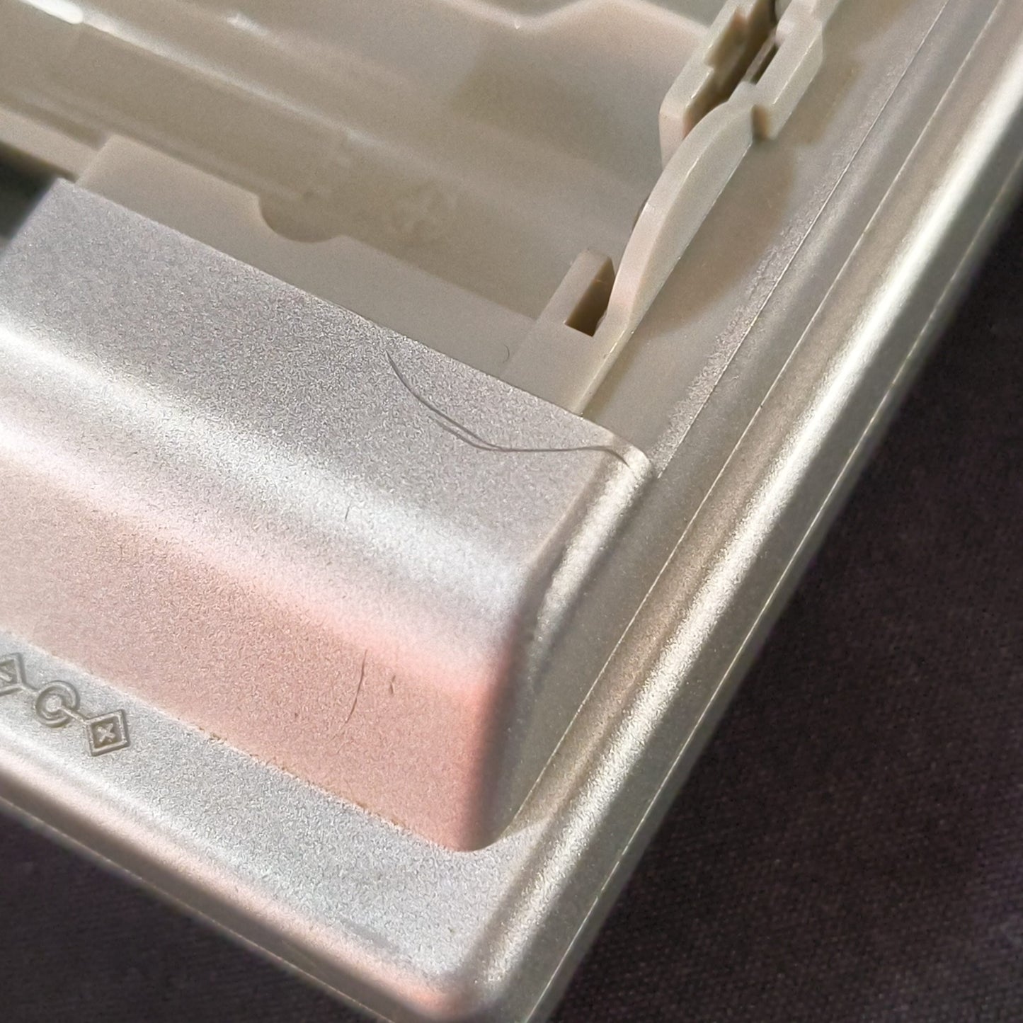 Used, Nintendo Gameboy Light Silver color console MGB-101 w/PSU, Working-h0725-