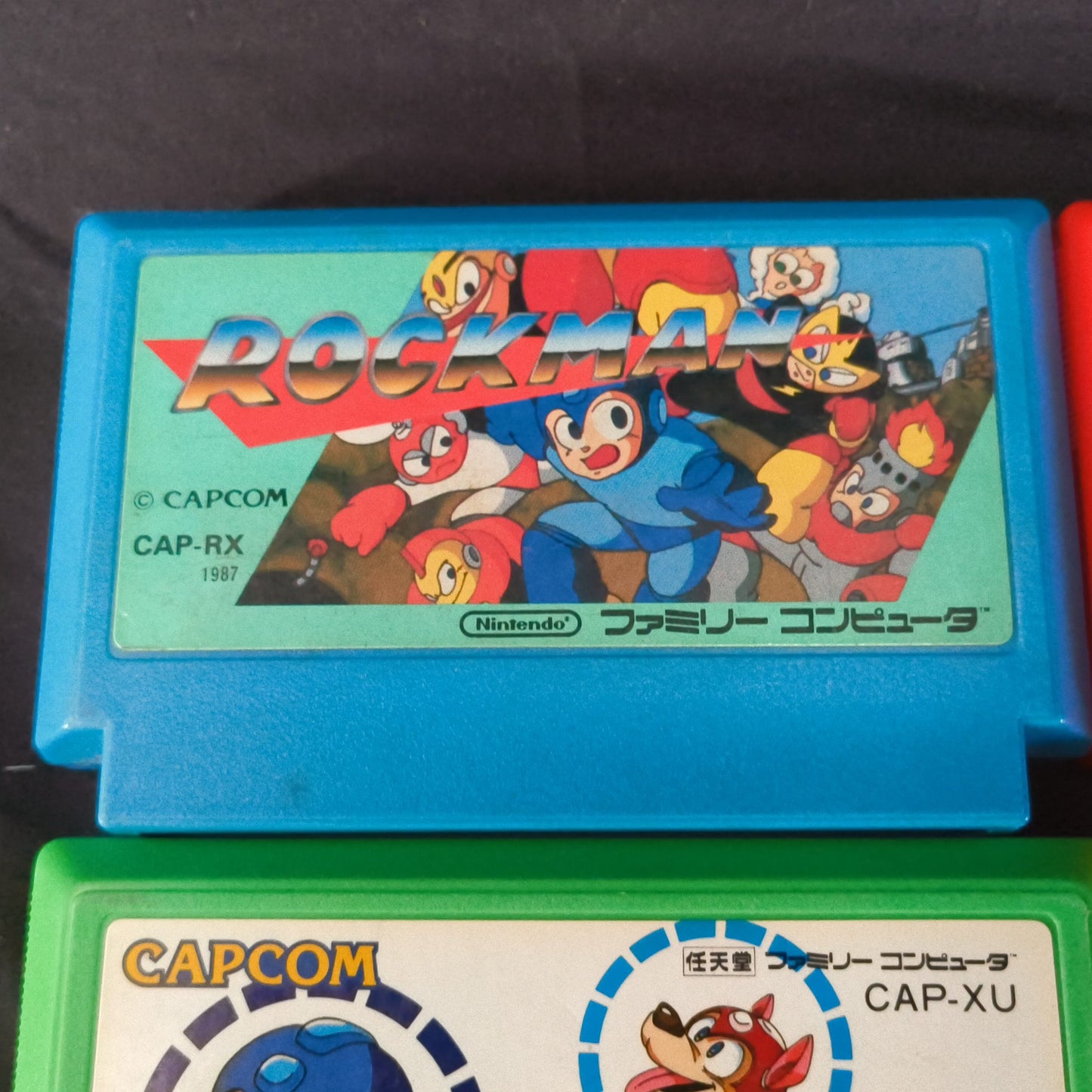 Nintendo Famicom FC (NES) RockMan(Megaman) series 6 game cartridge set-h0725-