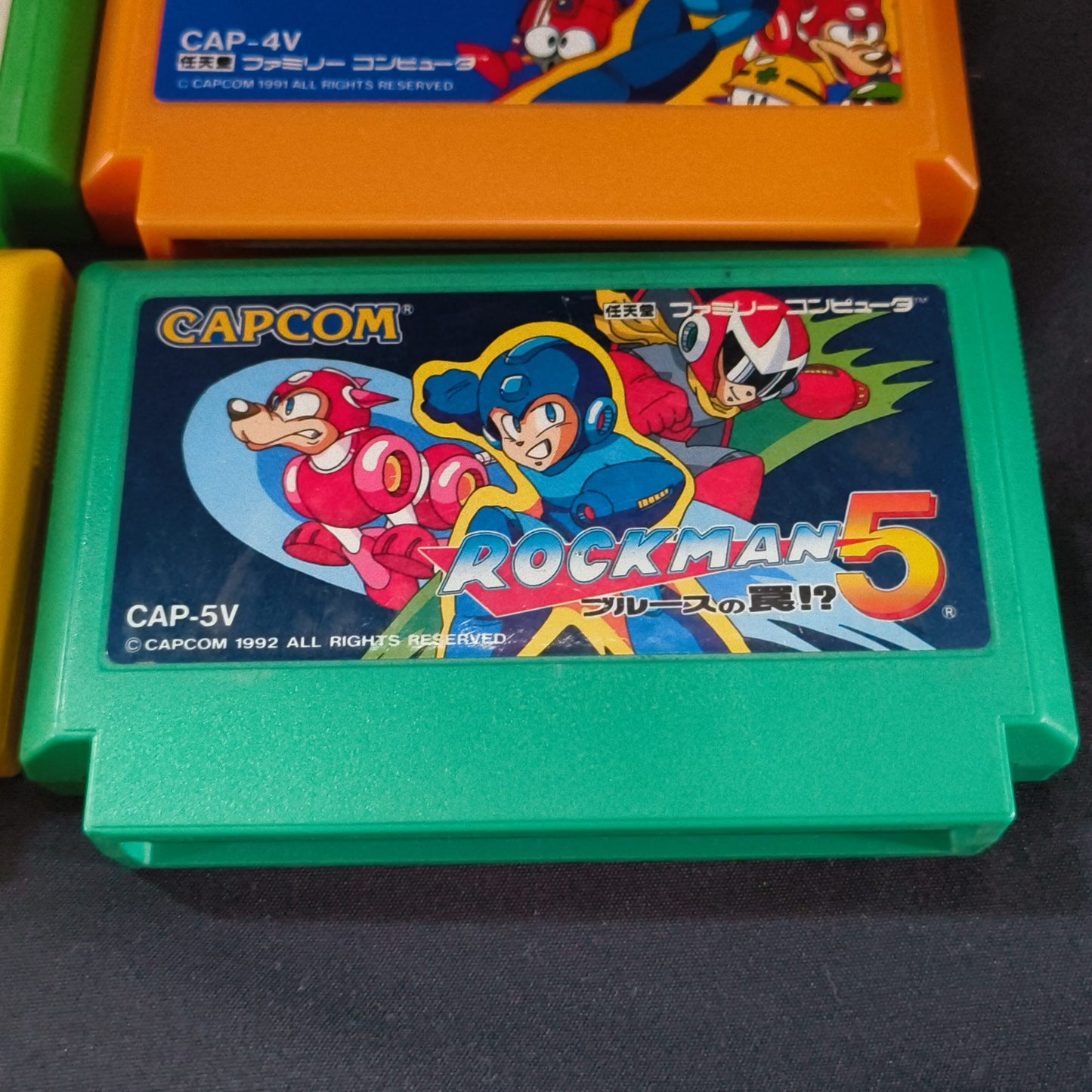 Nintendo Famicom FC (NES) RockMan(Megaman) series 6 game cartridge set-h0725-