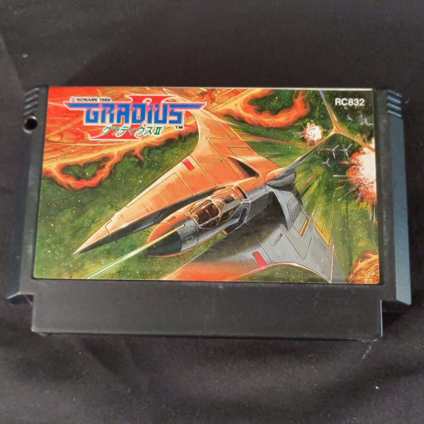 Gradius 2 KONAMI For Nintendo Famicom NES/  Cartridge only tested-h0725-