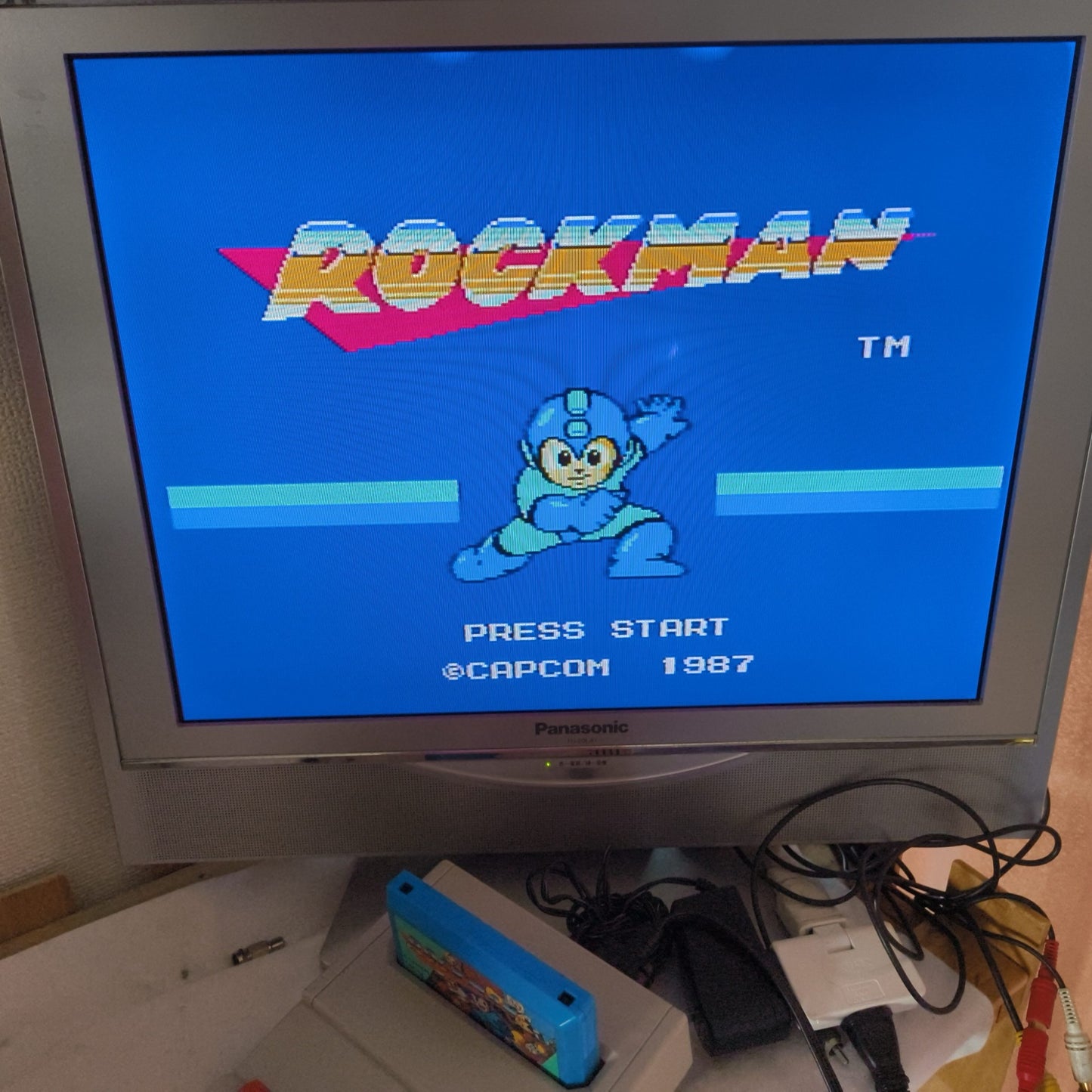 Nintendo Famicom FC (NES) RockMan(Megaman) series 6 game cartridge set-h0725-