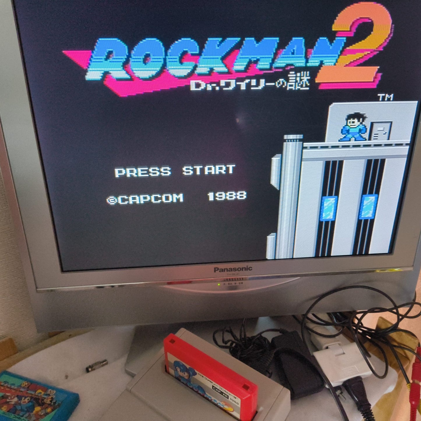 Nintendo Famicom FC (NES) RockMan(Megaman) series 6 game cartridge set-h0725-