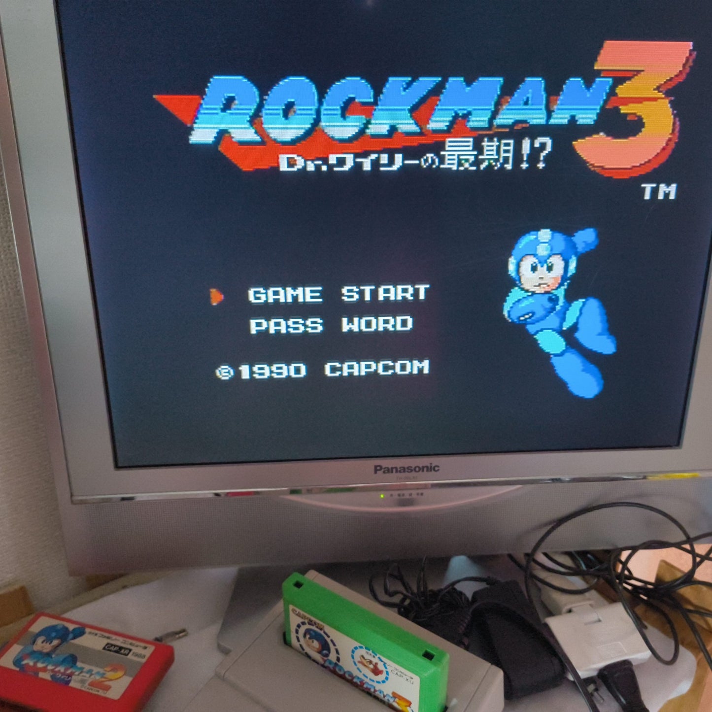 Nintendo Famicom FC (NES) RockMan(Megaman) series 6 game cartridge set-h0725-