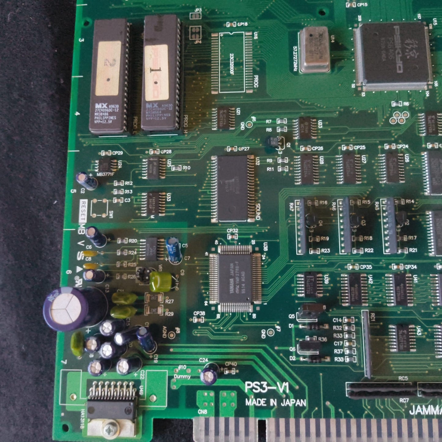 SOL DIVIDE Psikyo Arcade PCB System JAMMA Board and papers set, Working-h0726-