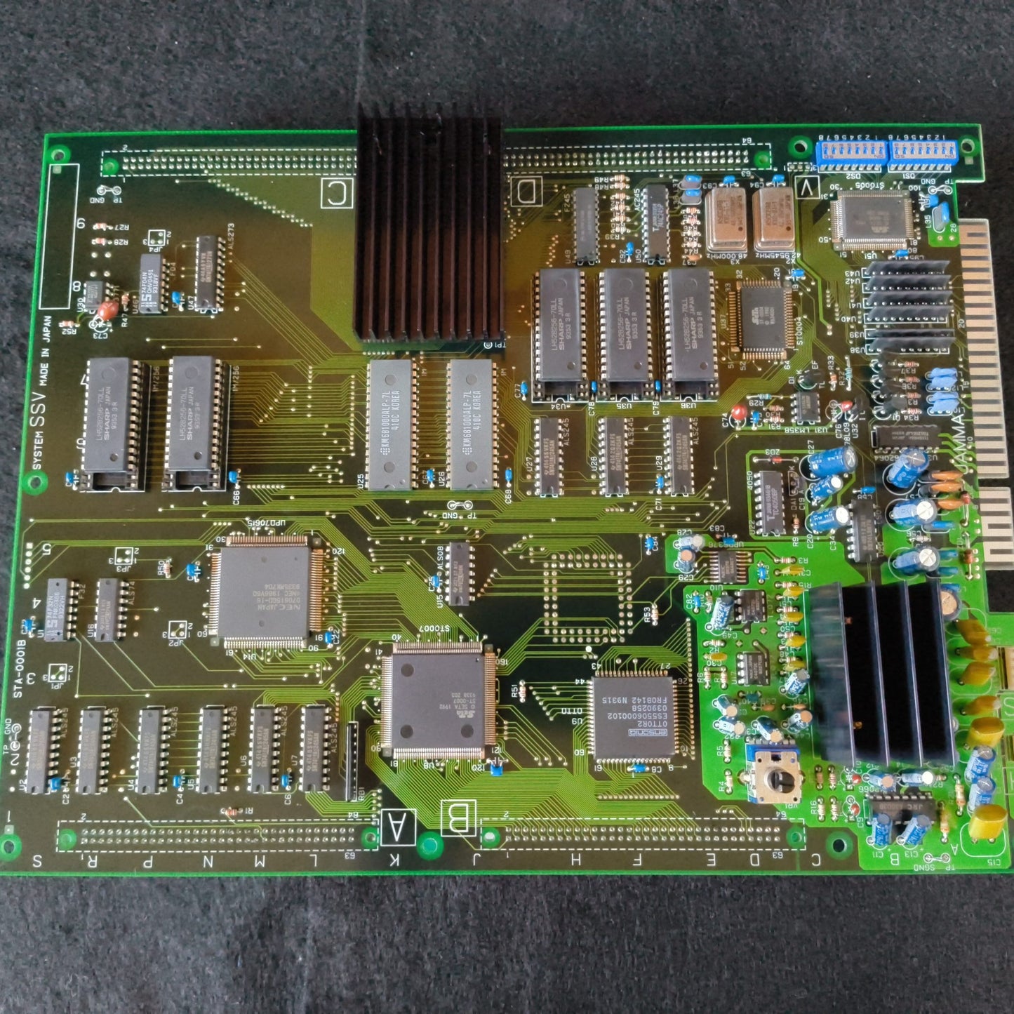 VASARA 2000 Visco Arcard JAMMA Board and Instruction cards set Japan-h0730-