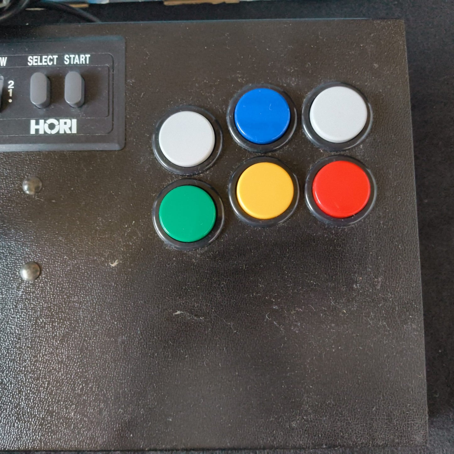 Used Hori Arcade Fighting Stick HSJ-12 Super Famicom SNES Boxed set Japan-h0730