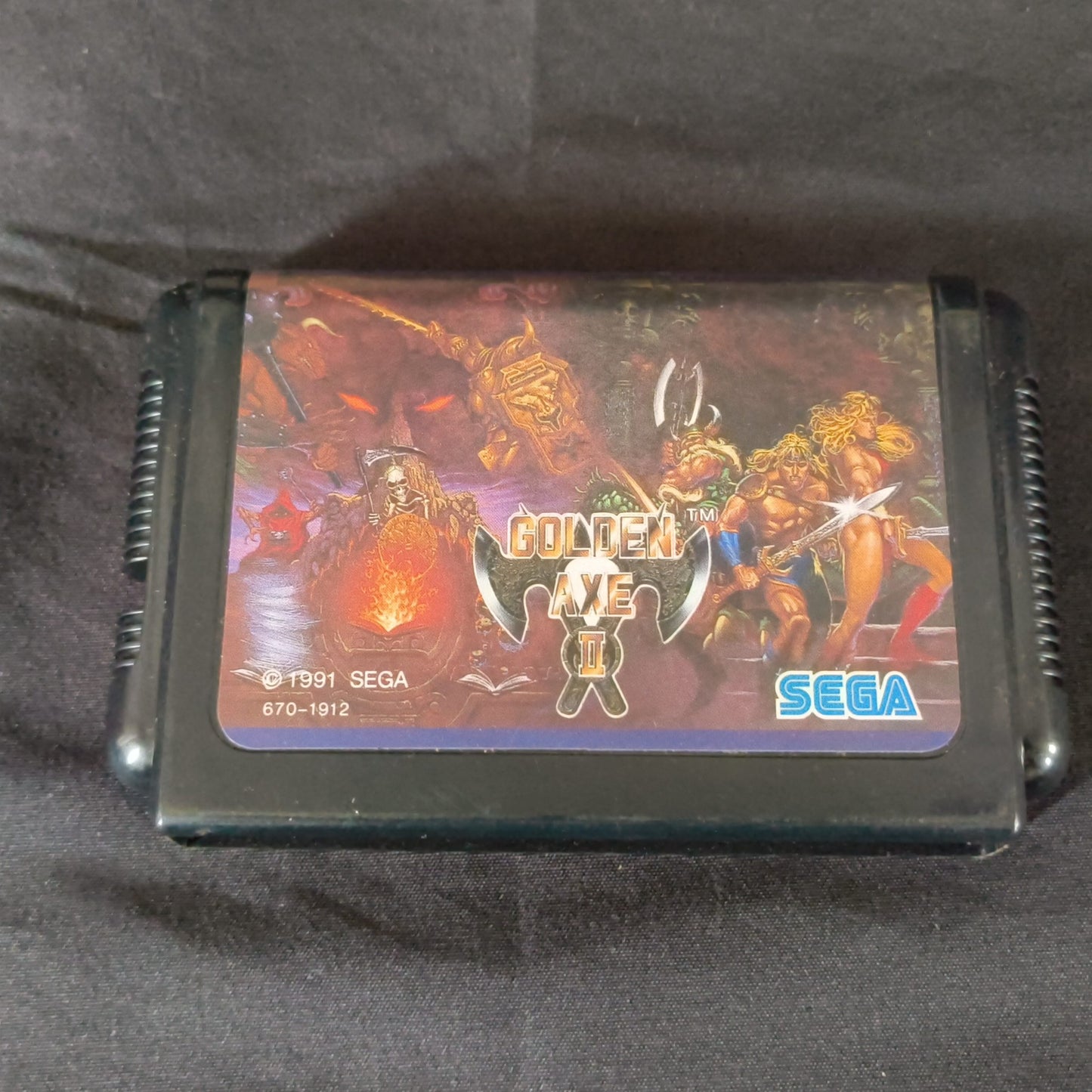 GOLDEN AXE 2 SEGA MEGA DRIVE (Genesis ) Shooter game Cartridge w/Box set-h0804-
